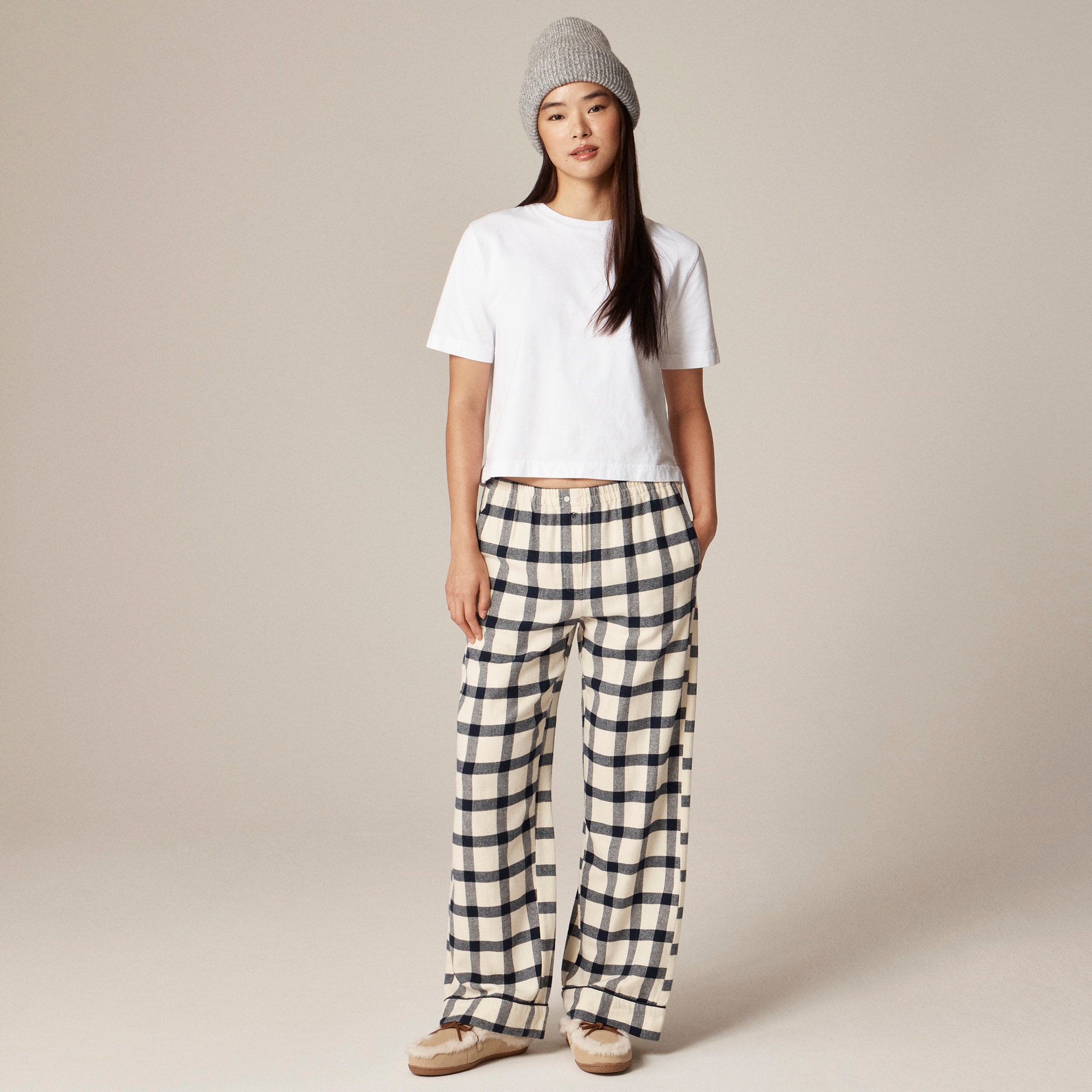 womens Flannel pajama pant in plaid