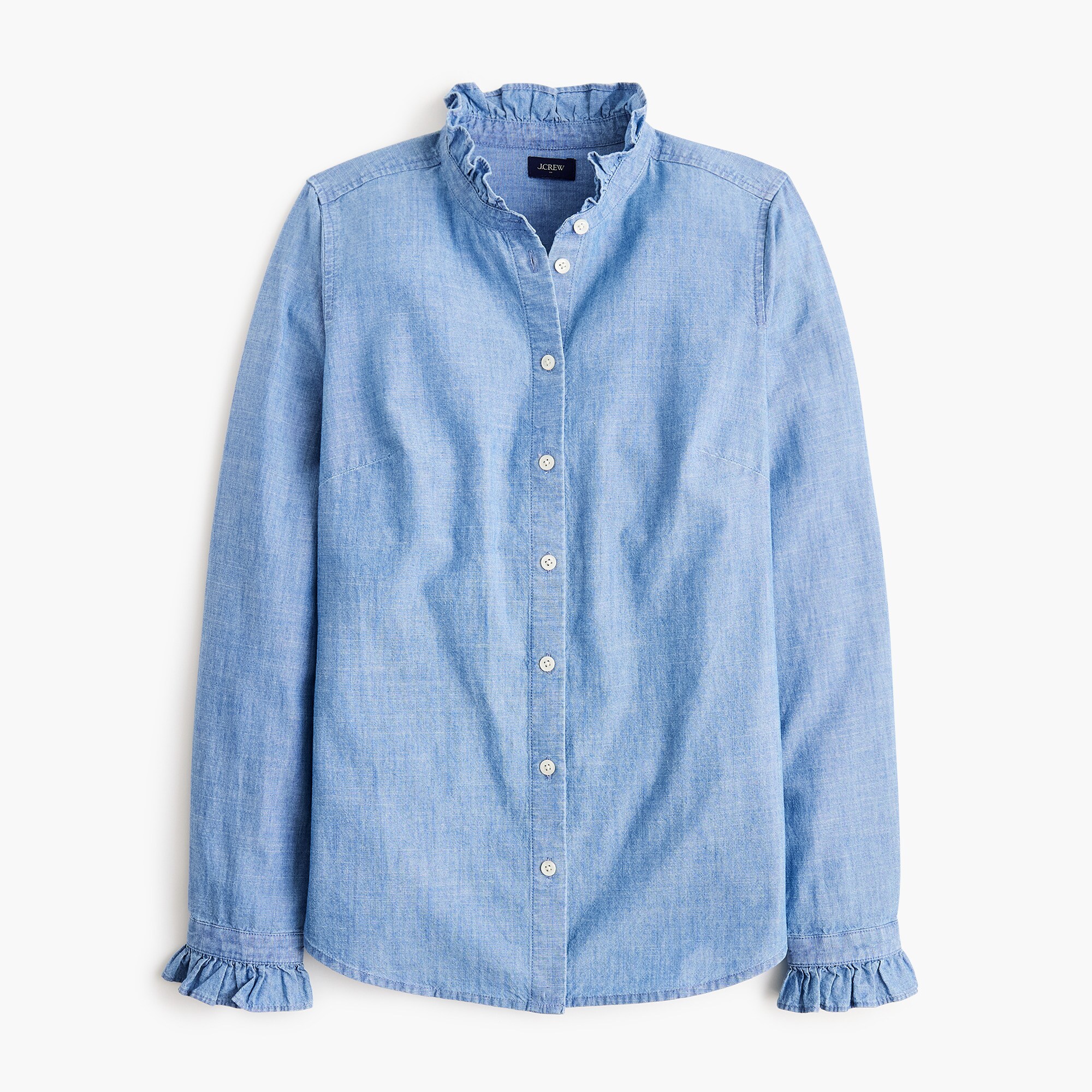 Lightweight cotton-blend shirt in signature fit