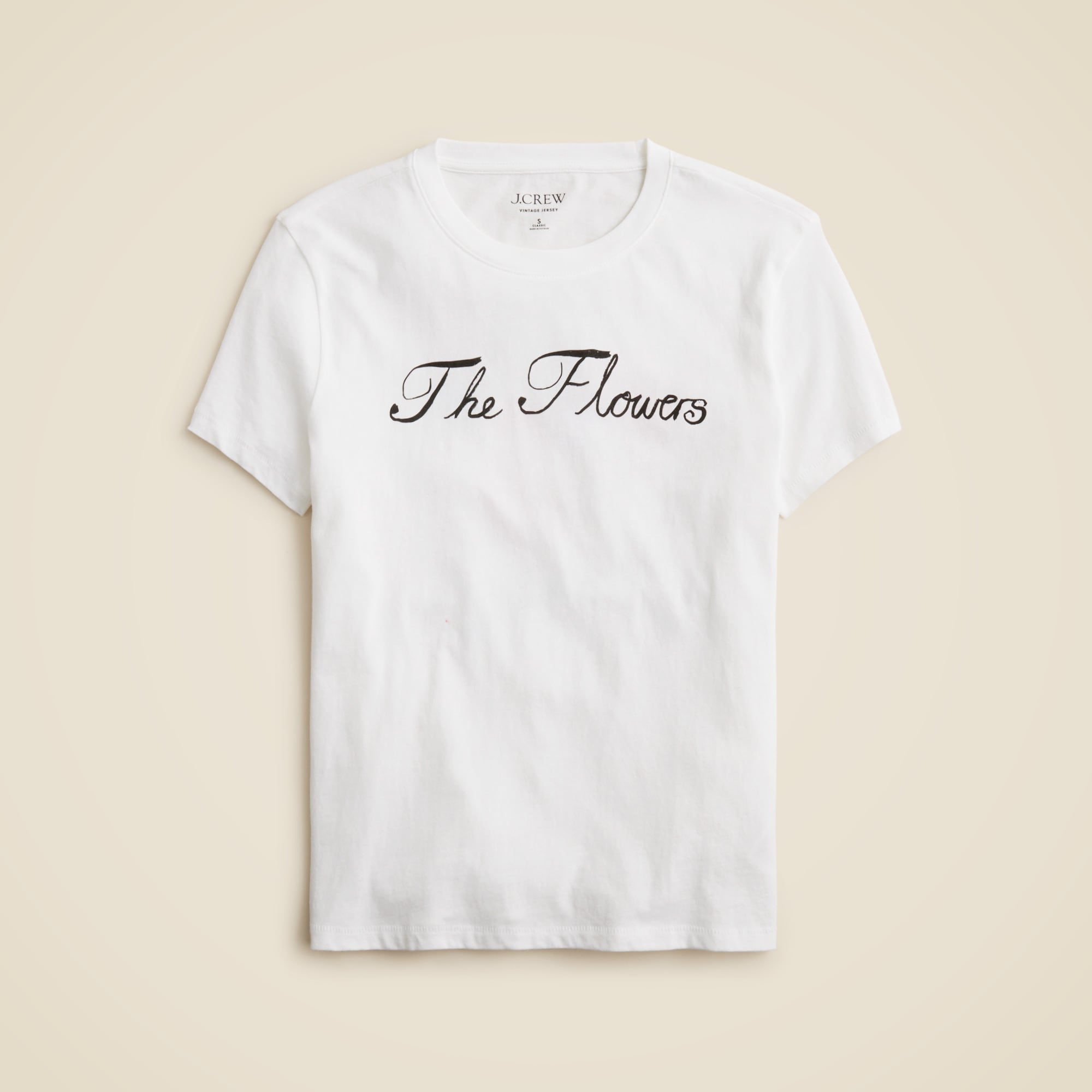 Laura Chautin X J.Crew "The Flowers" Pride graphic T-shirt