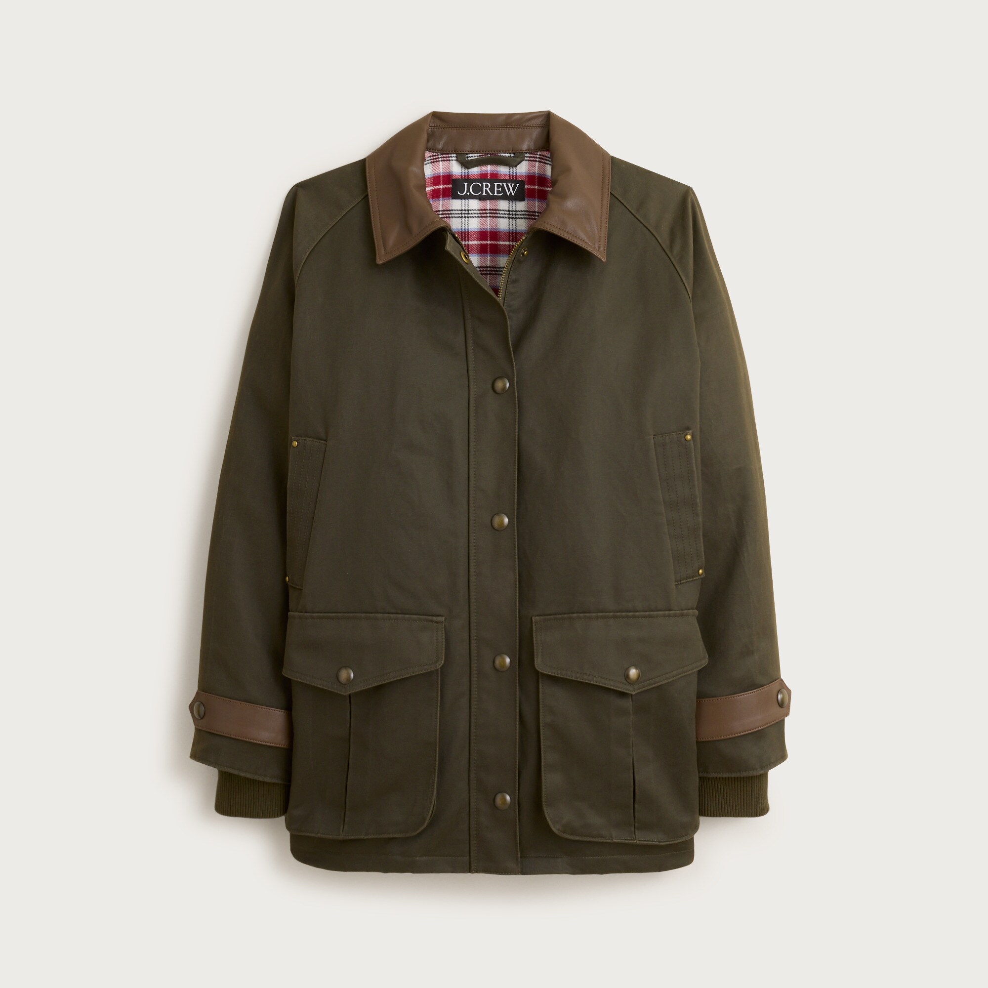 Broken-in Barn Jacket™ with faux-leather collar