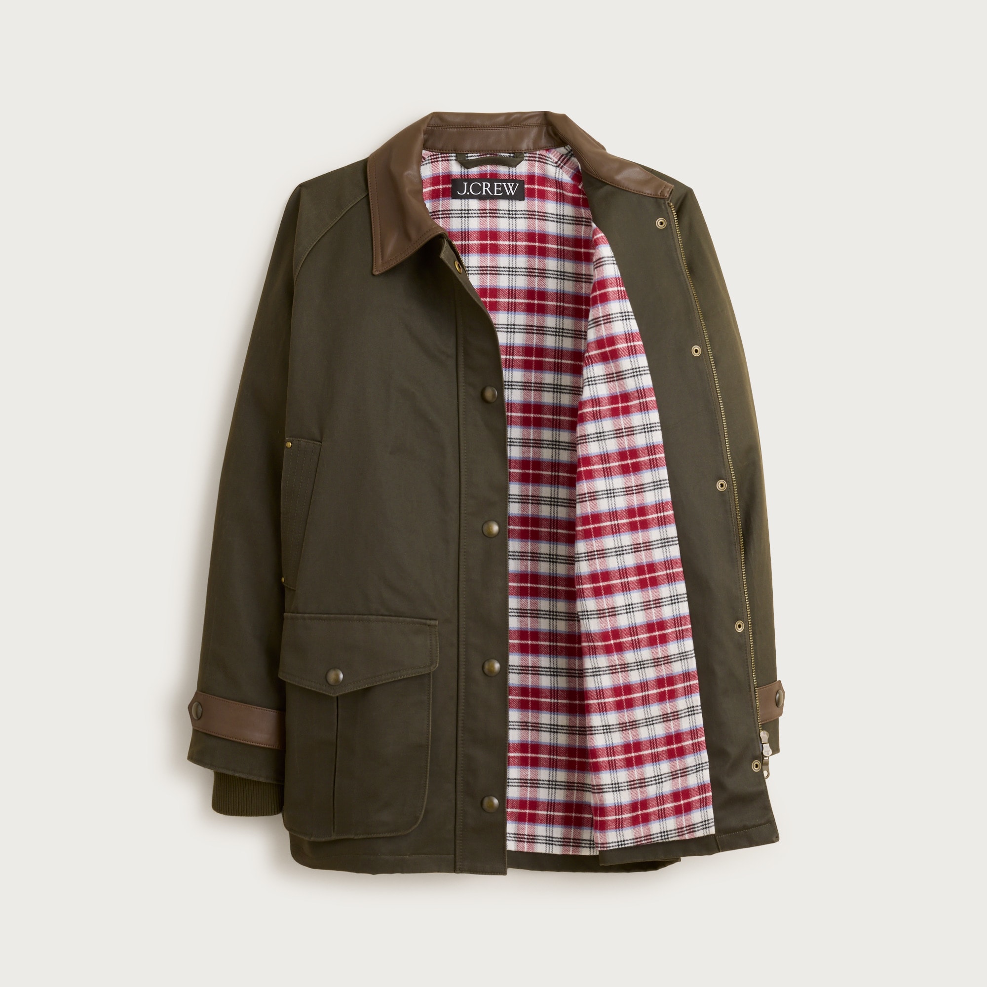 Broken-in Barn Jacket™ with faux-leather collar
