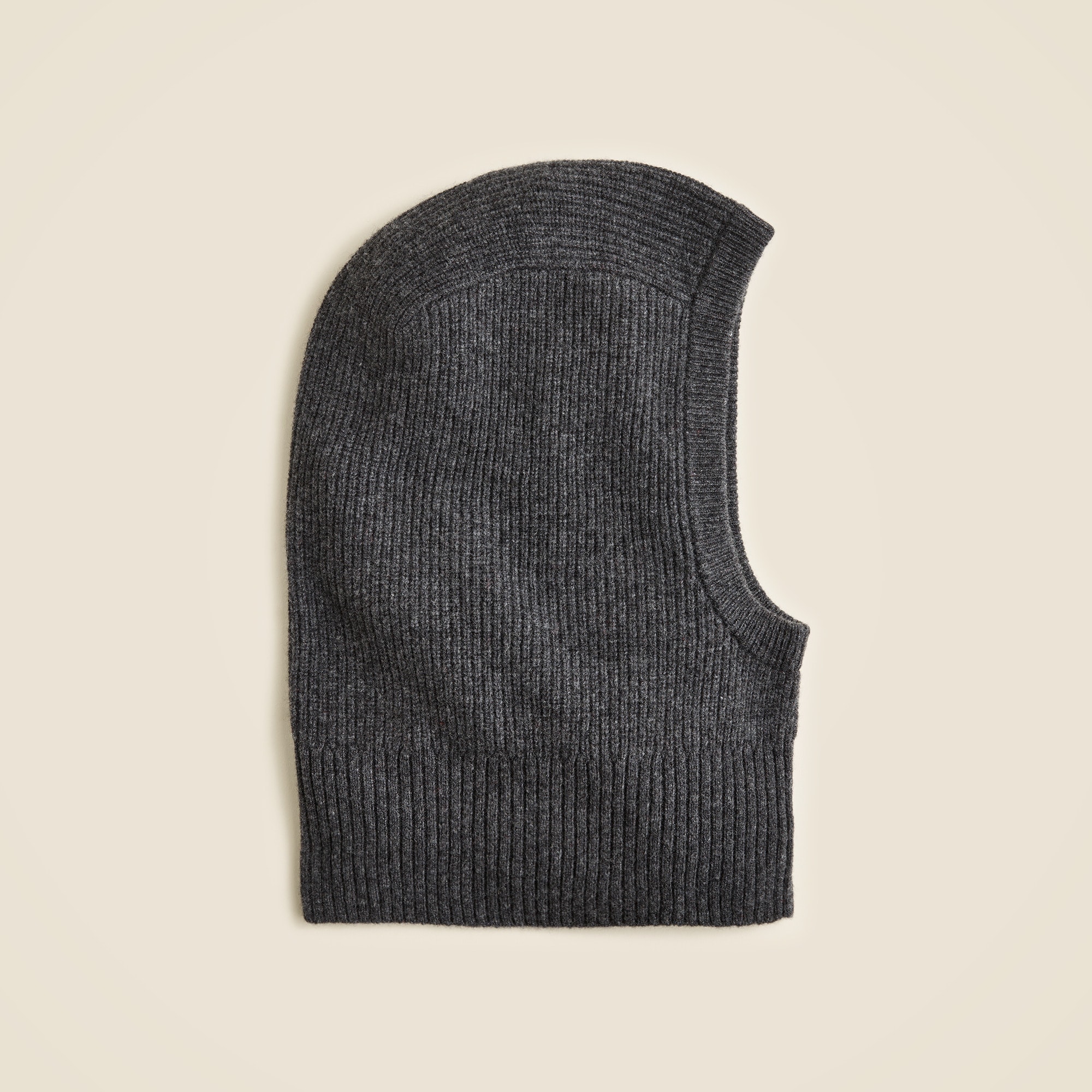  Ribbed balaclava in lambswool