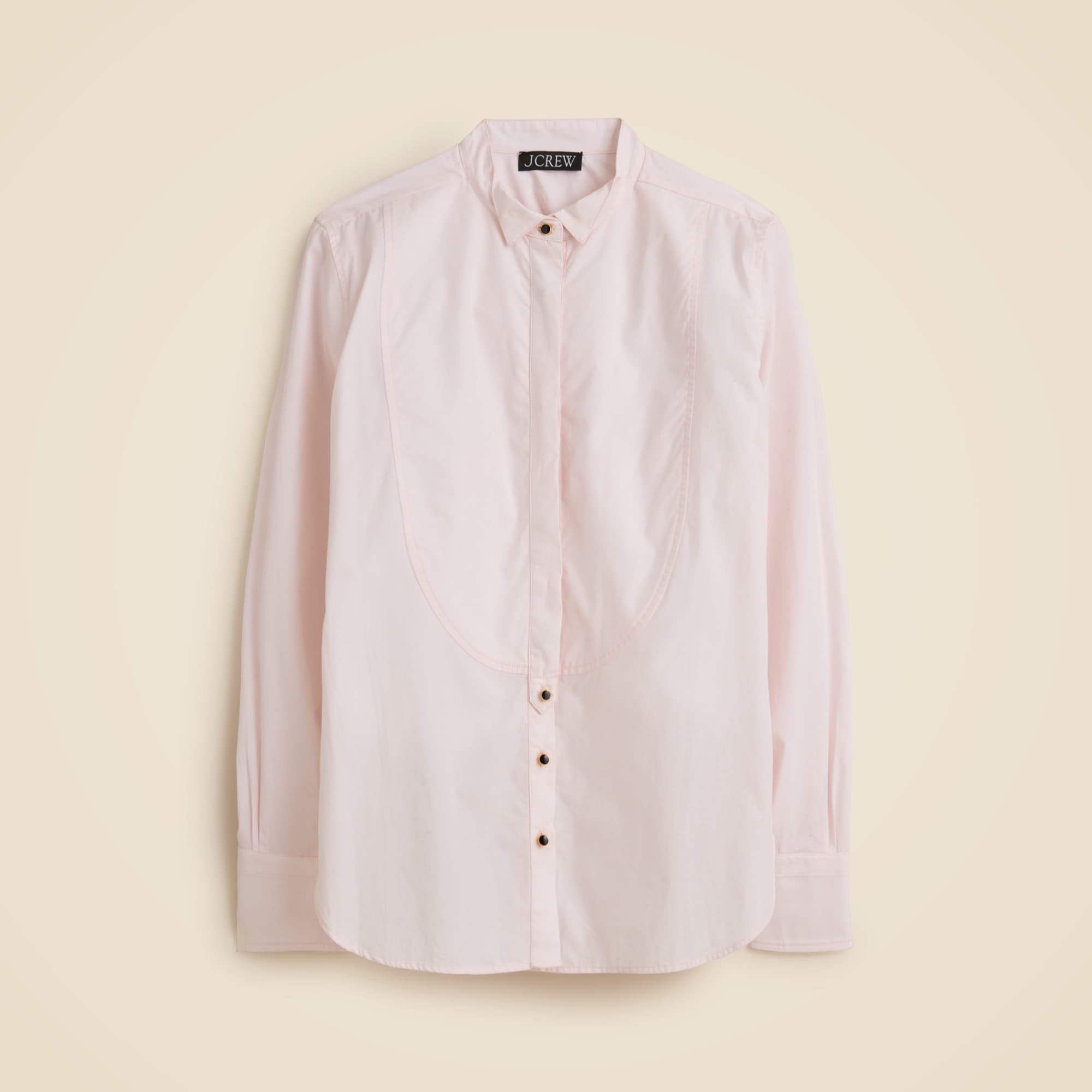 Jules tuxedo shirt in cotton poplin