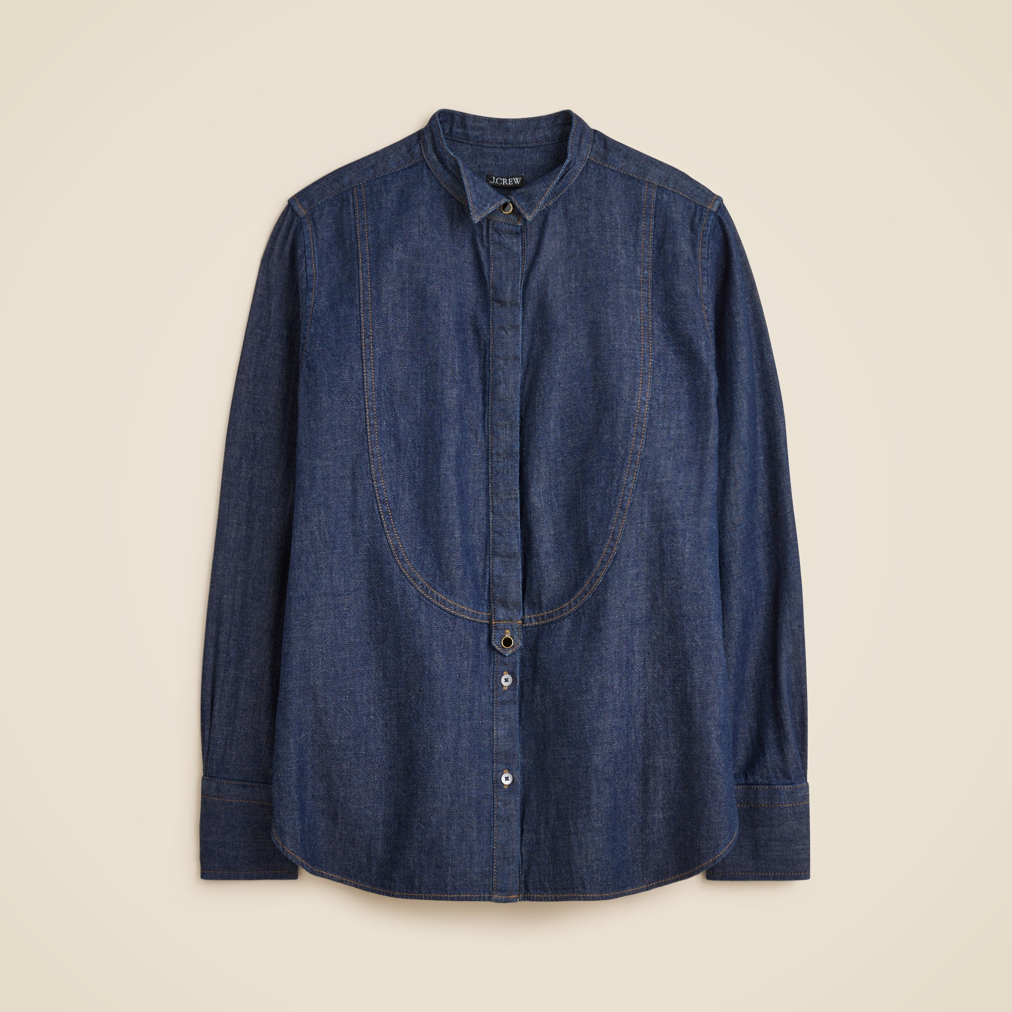 Jules tuxedo shirt in denim