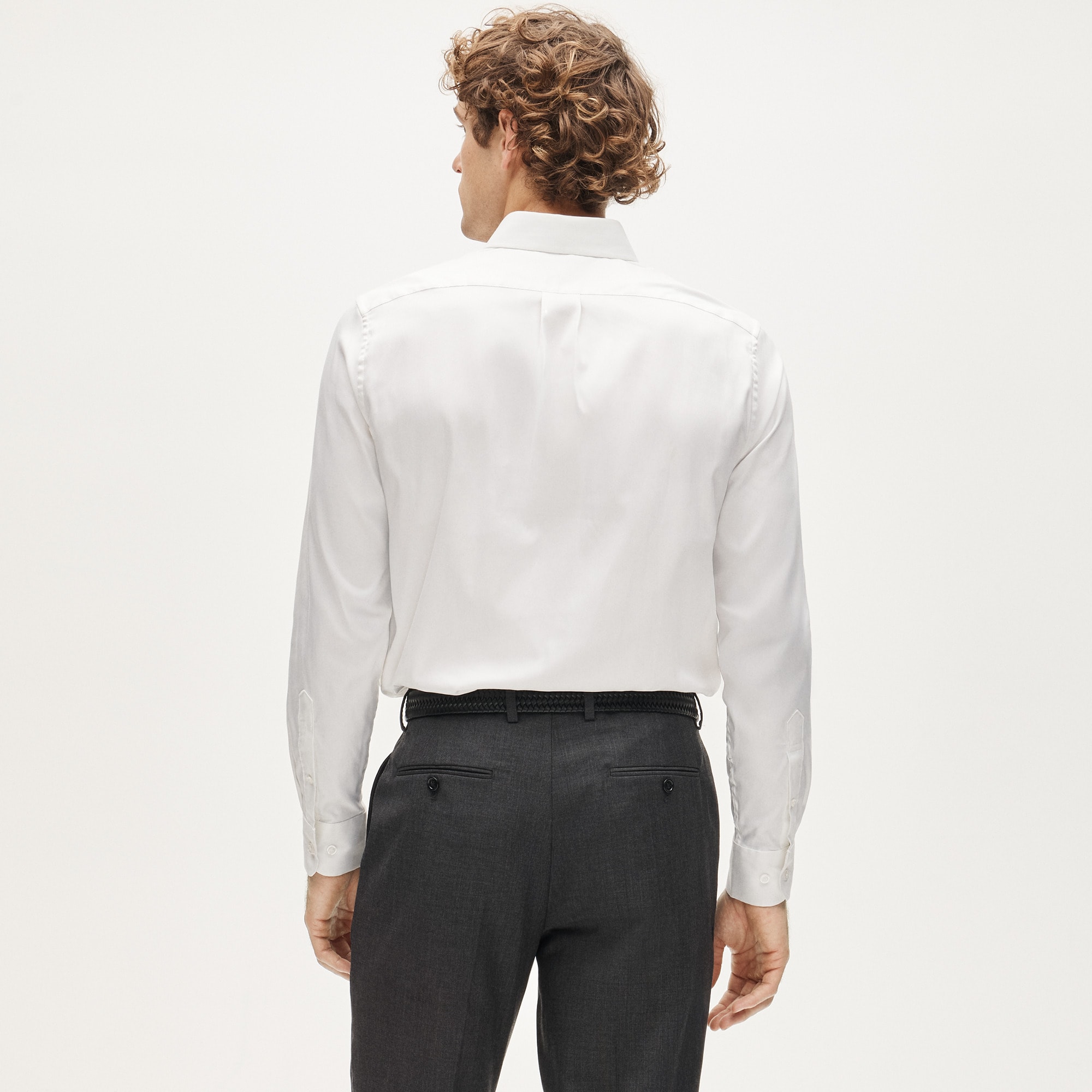 Bowery performance stretch oxford shirt with button-down collar