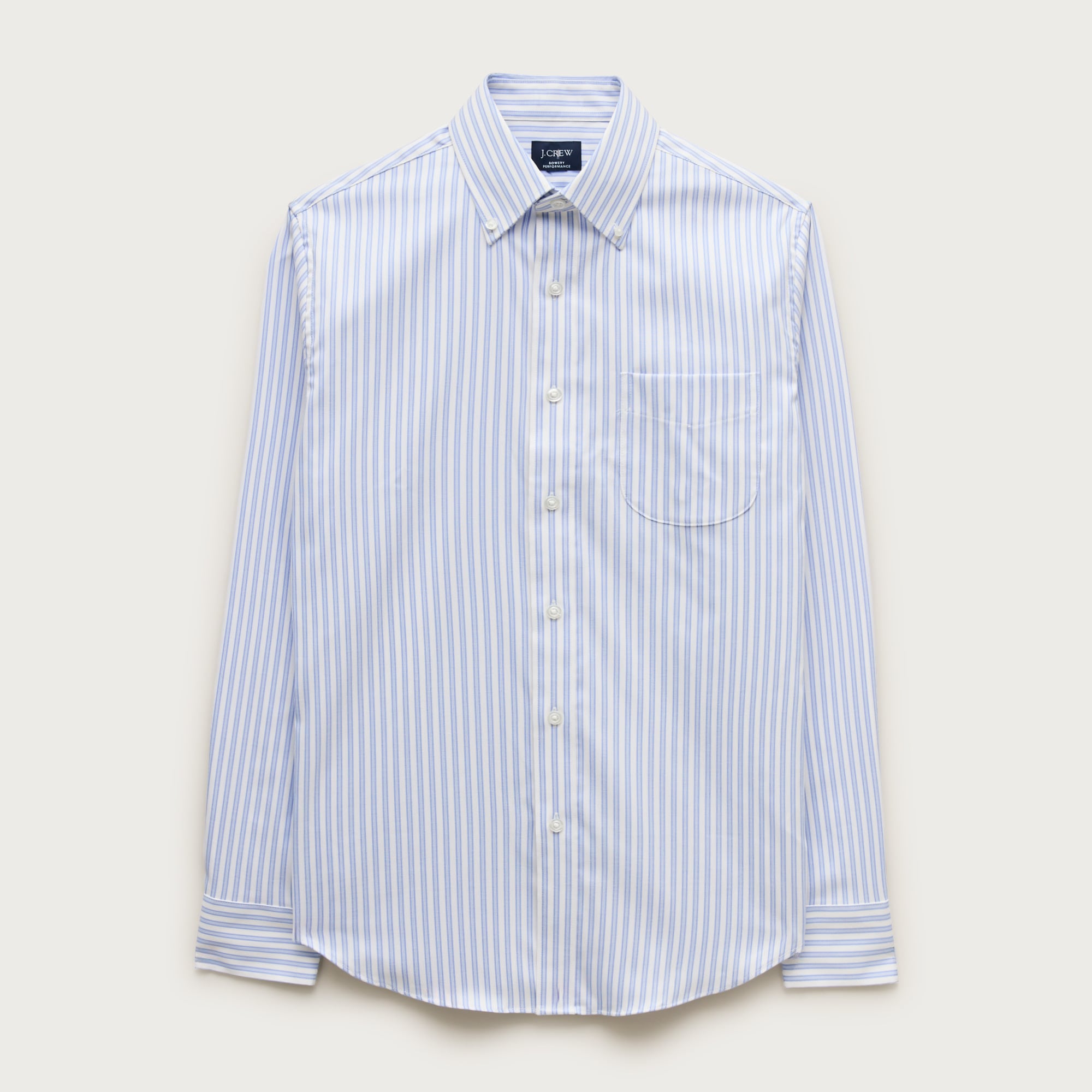  Bowery performance stretch oxford shirt with button-down collar