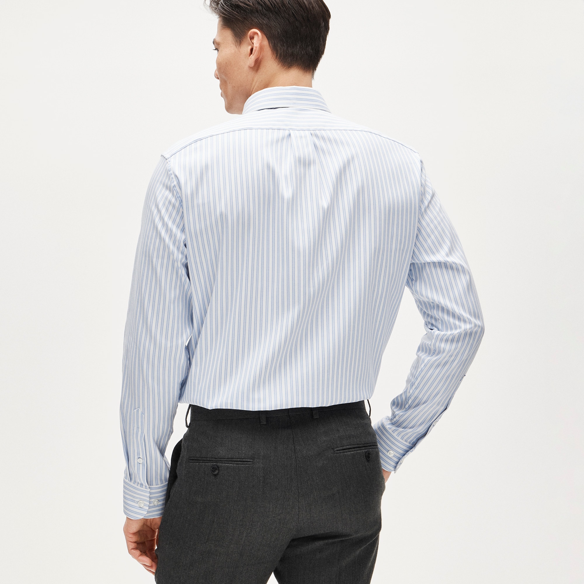 Bowery performance stretch oxford shirt with button-down collar
