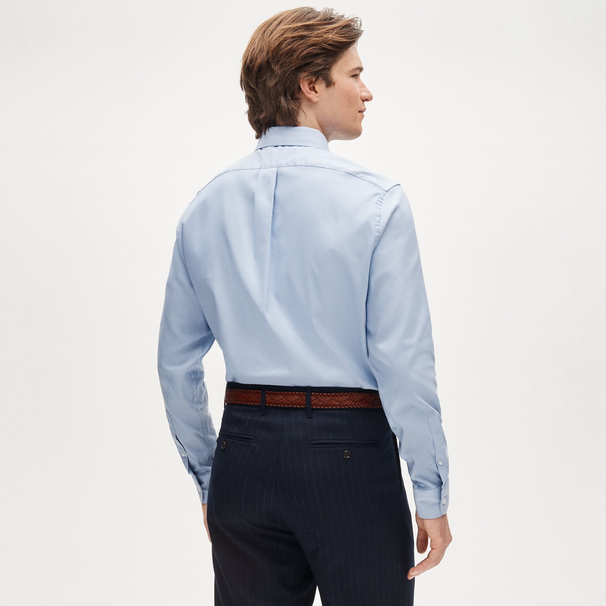 Bowery performance stretch oxford shirt with button-down collar