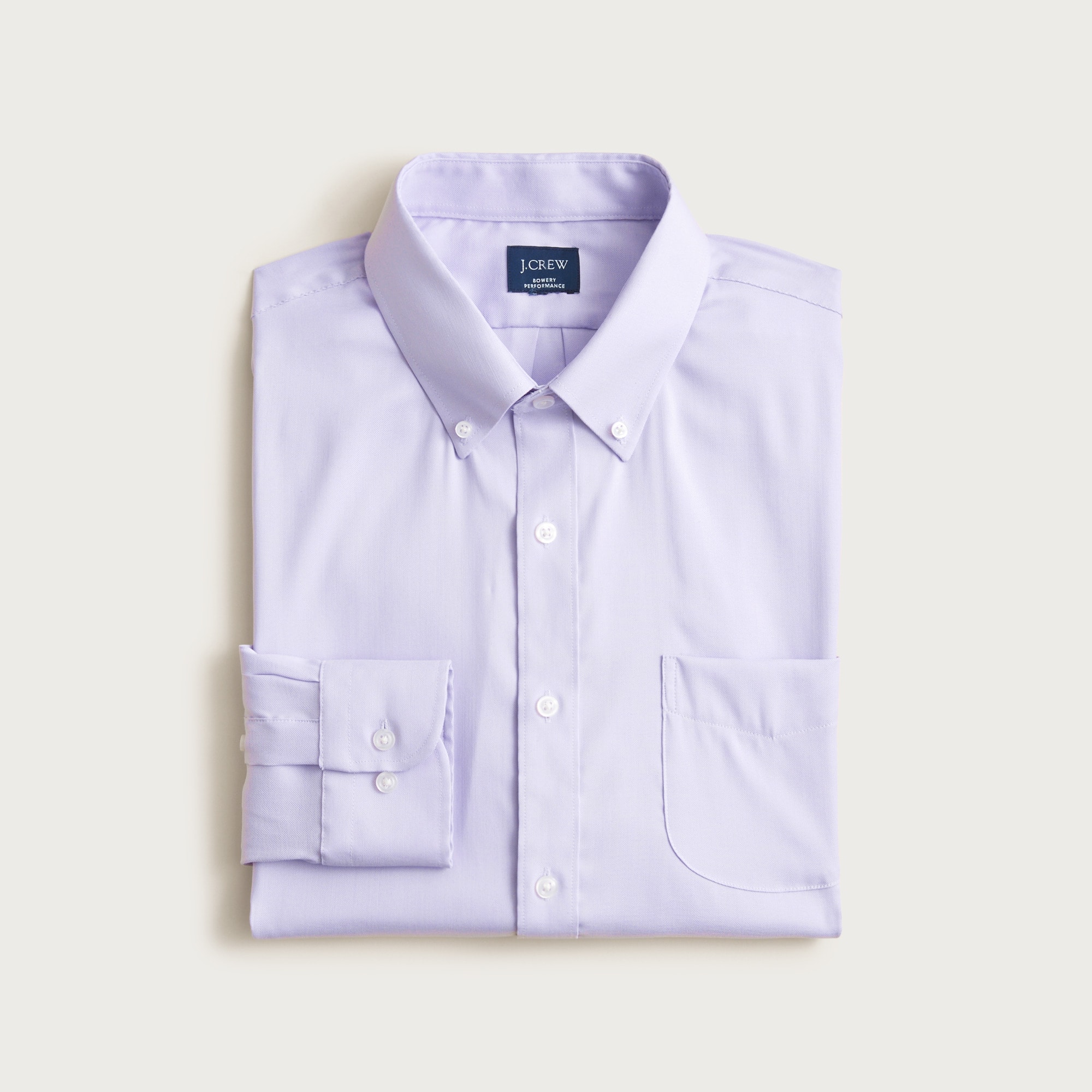  Bowery performance stretch oxford shirt with button-down collar