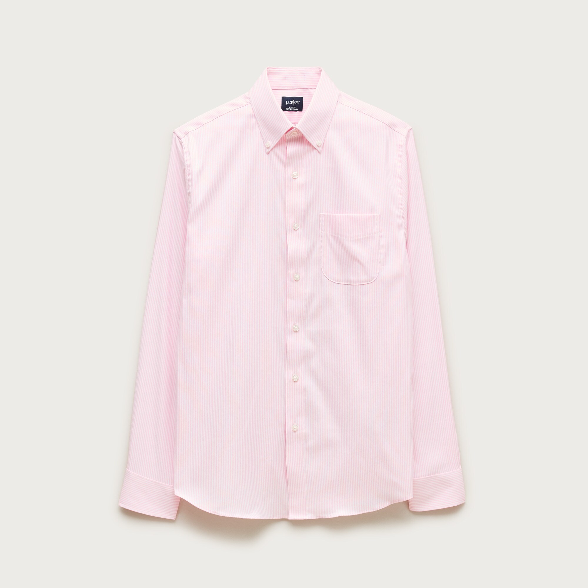 mens Bowery performance stretch oxford shirt with button-down collar