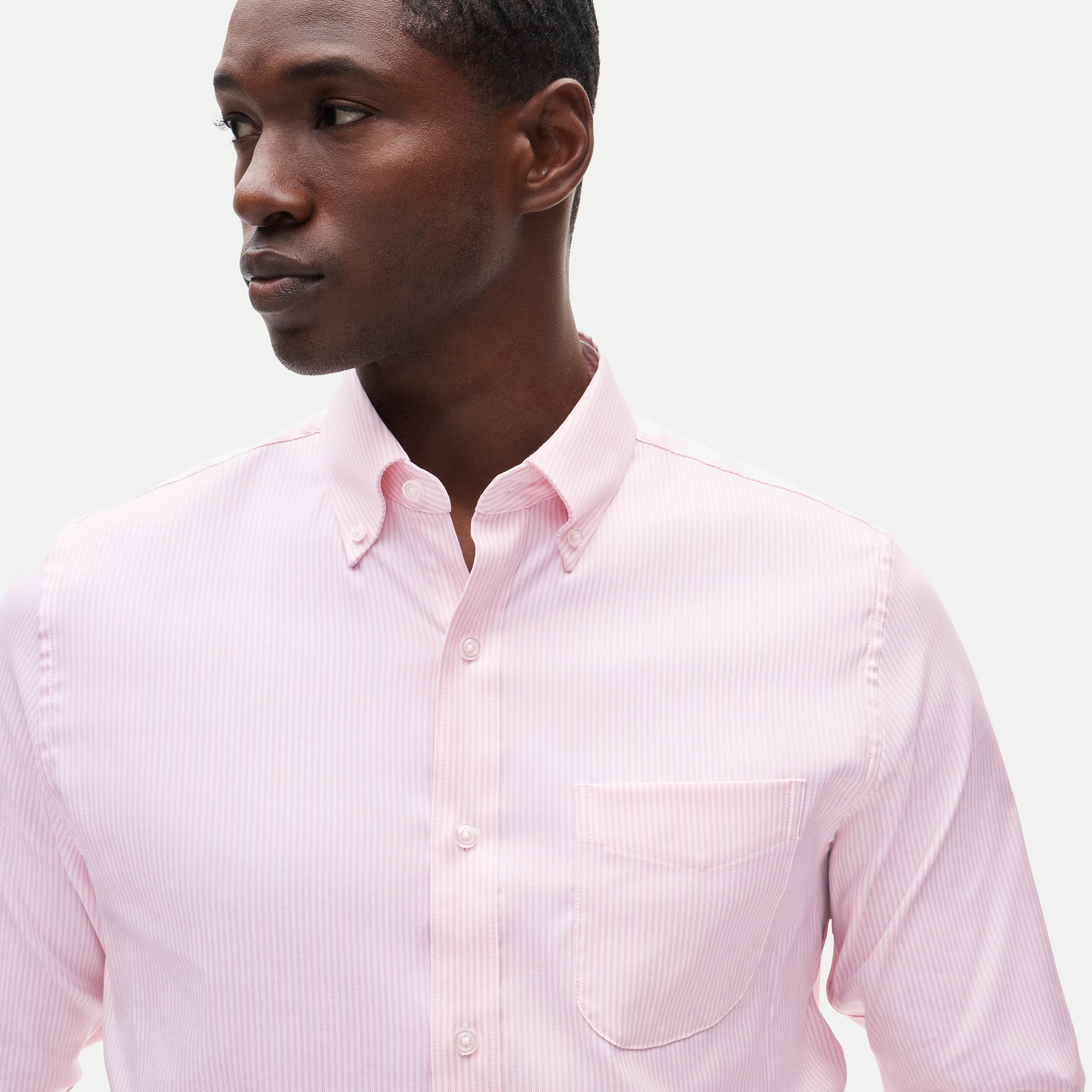 Bowery performance stretch oxford shirt with button-down collar