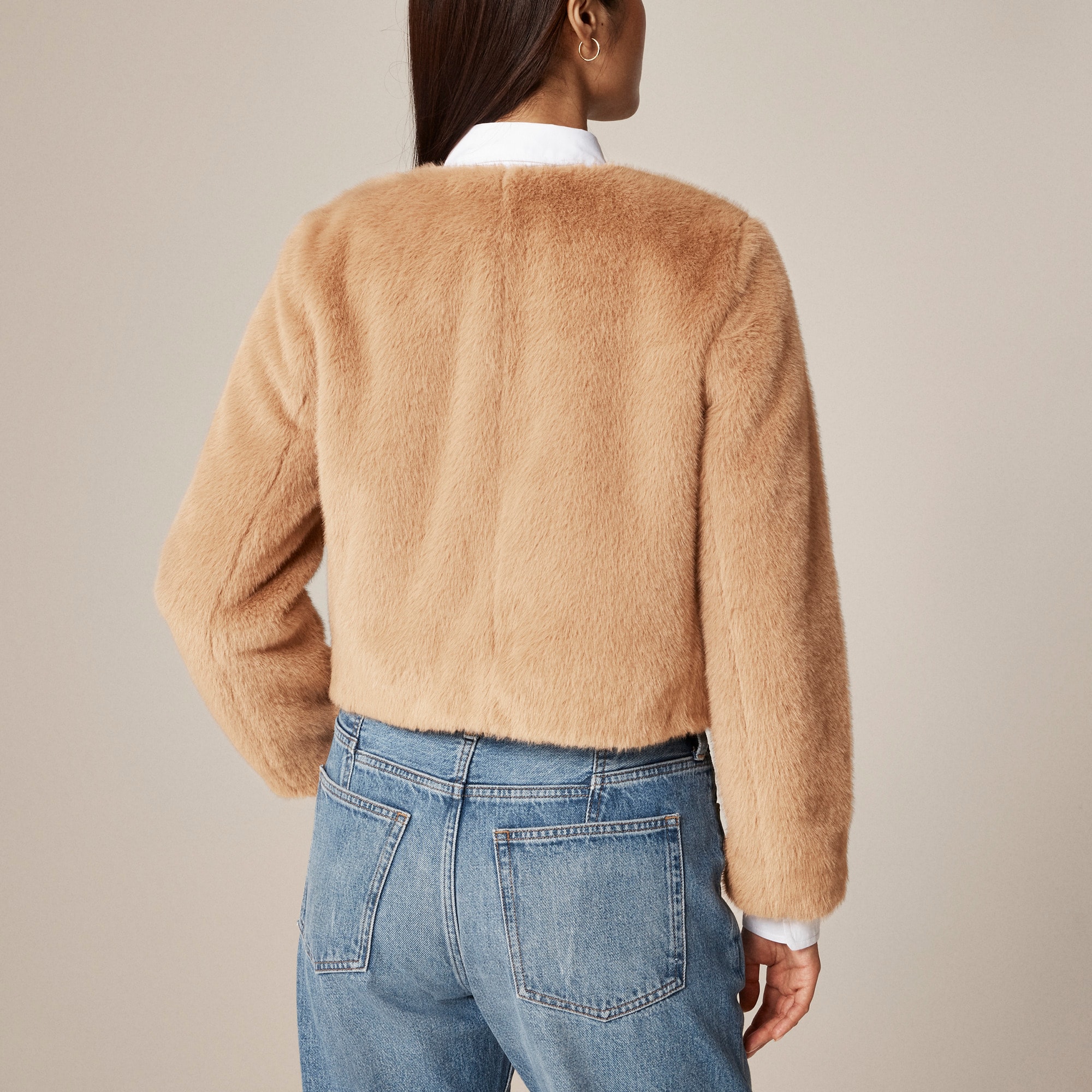 Faux-fur lady jacket - image 5