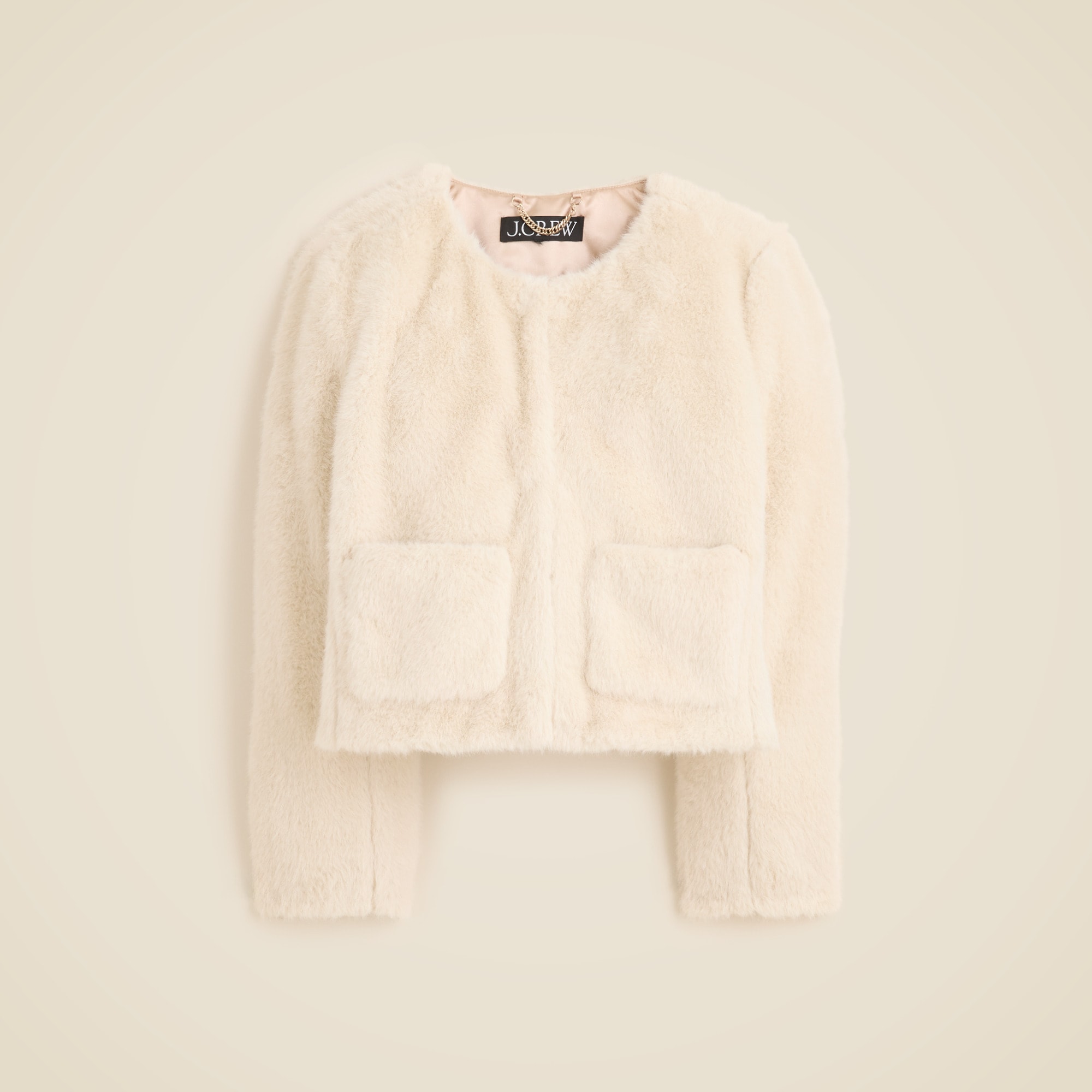  Faux-fur lady jacket