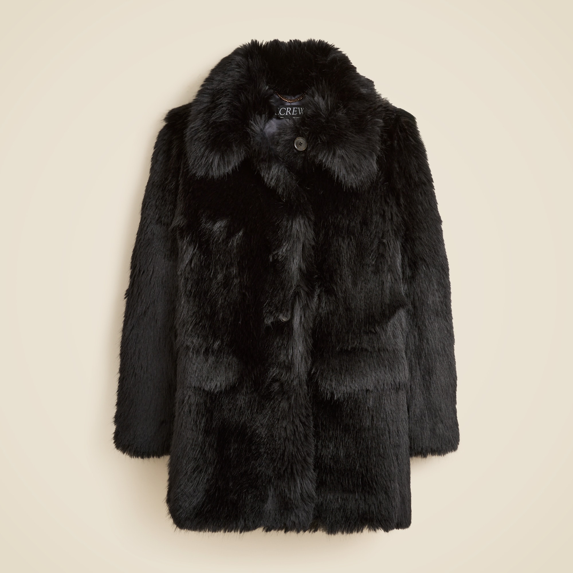 Faux-fur coat