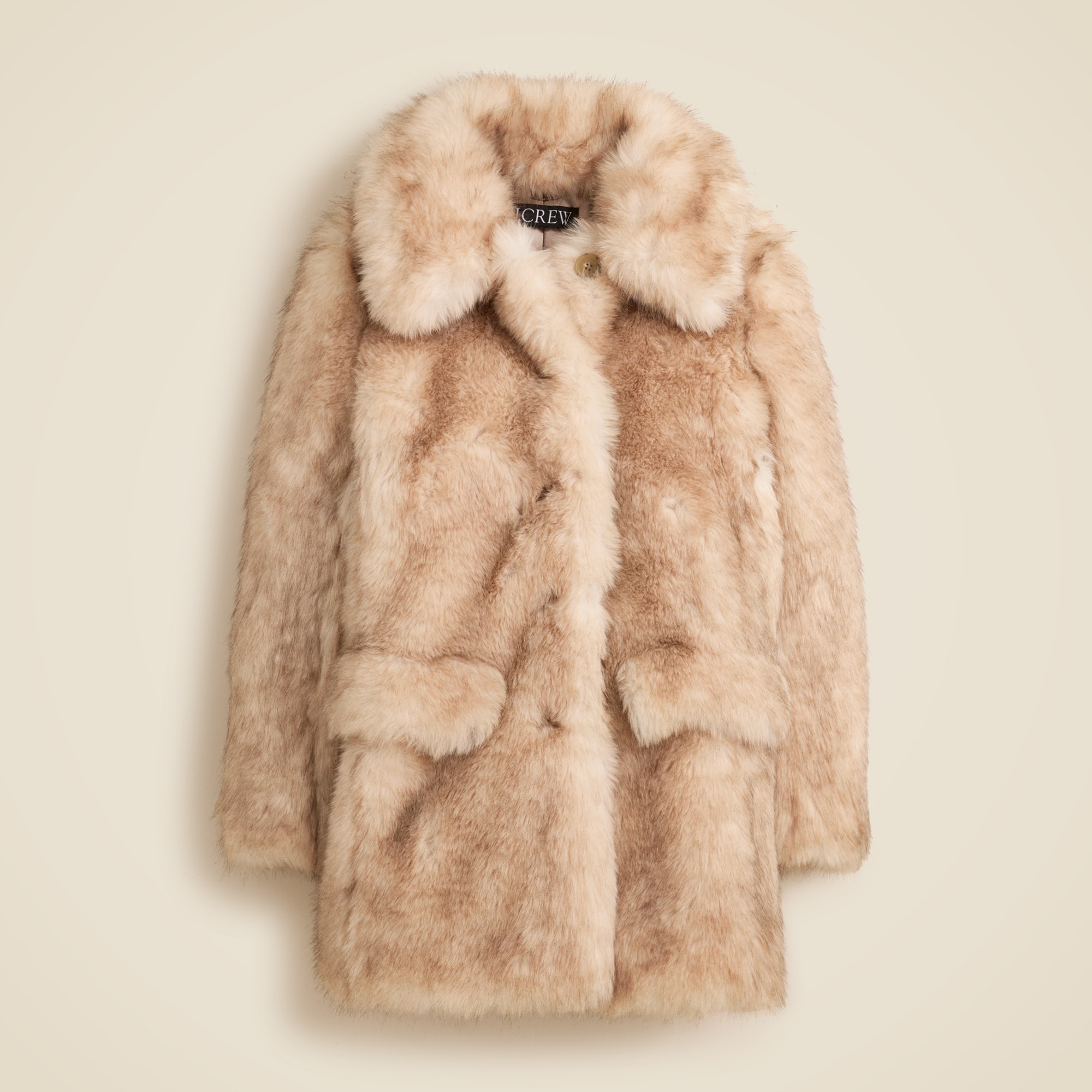 Faux-fur coat