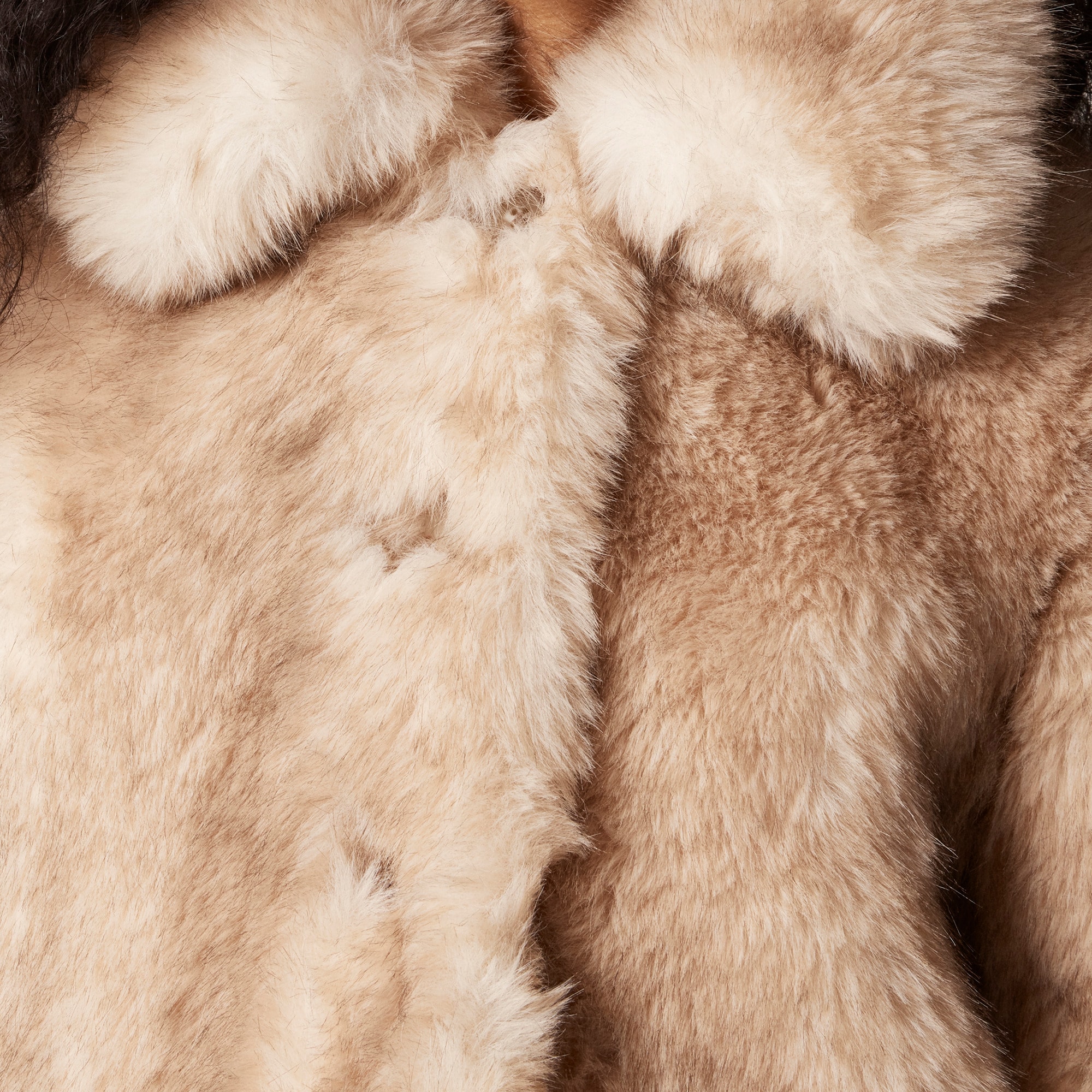 Faux-fur coat