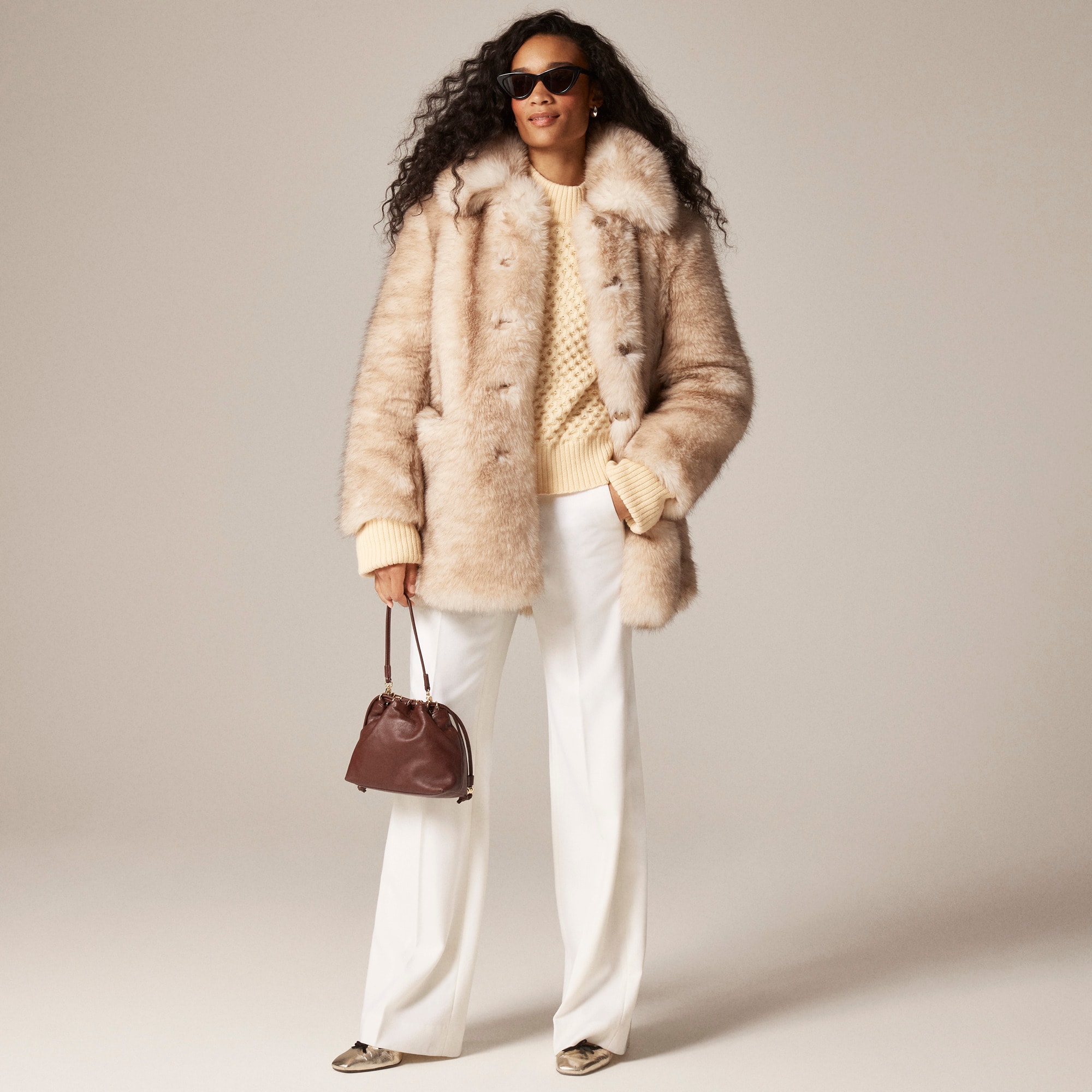 Faux-fur Coat For Women | J.Crew