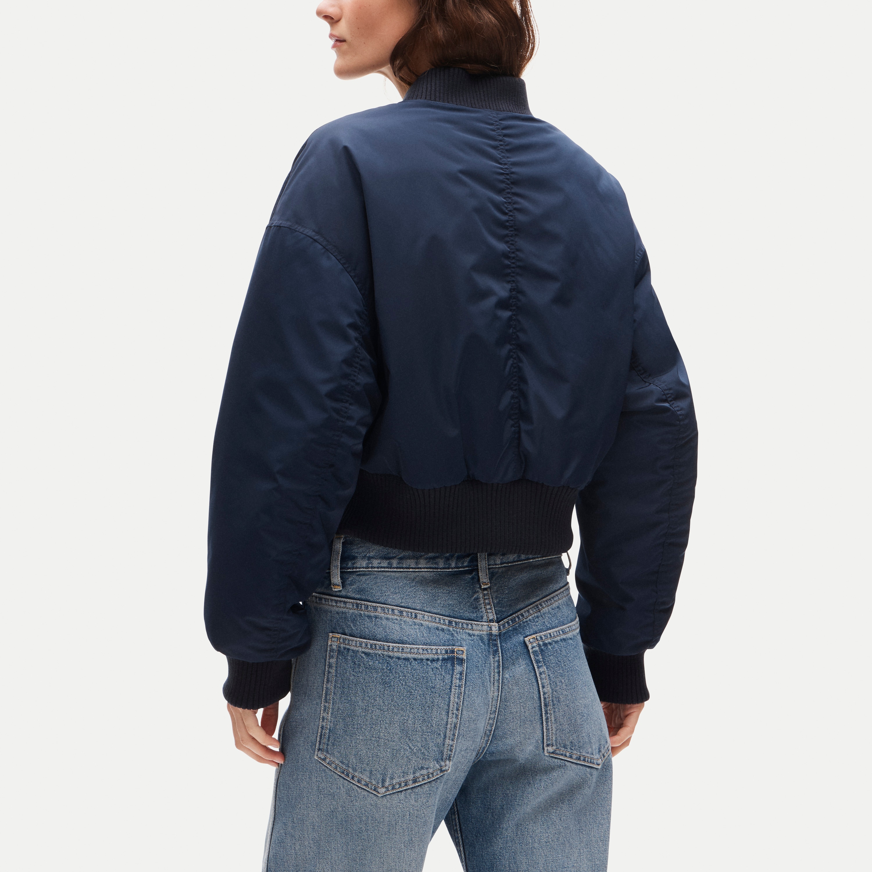 Puffer bomber jacket with PrimaLoft®