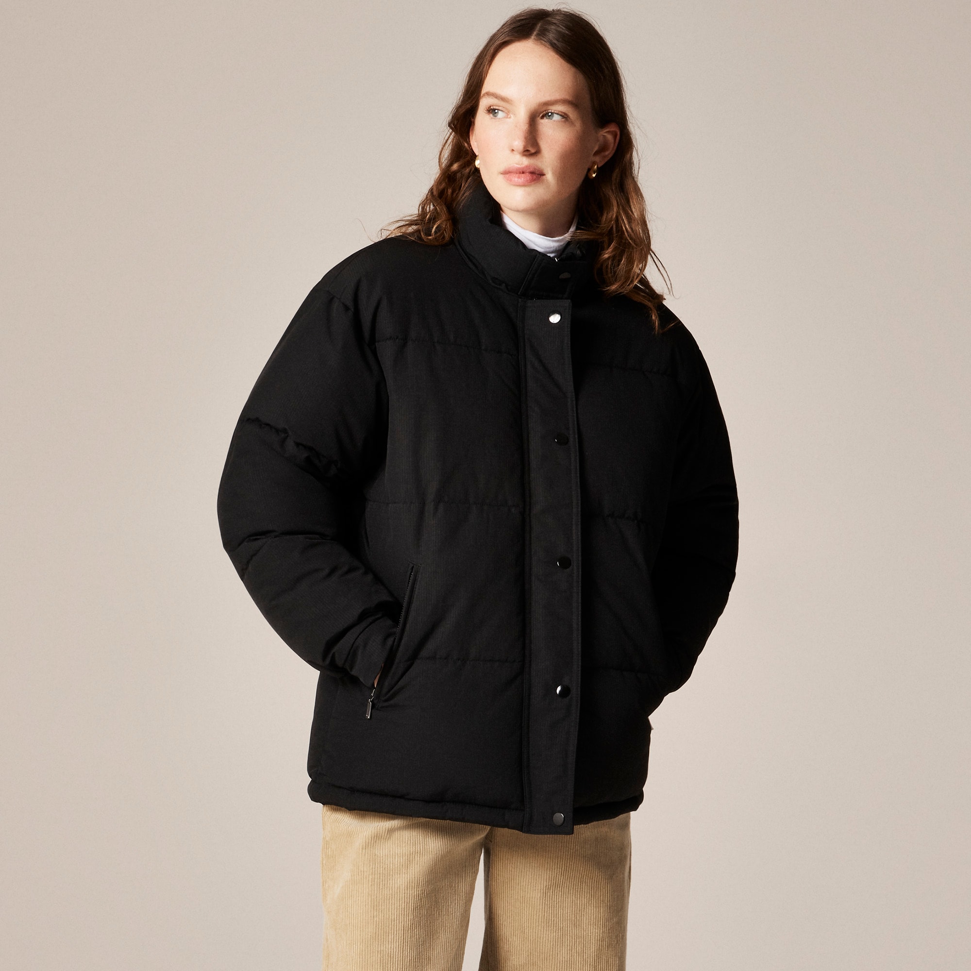 Signature Puffer Jacket With PrimaLoft® For Women | J.Crew