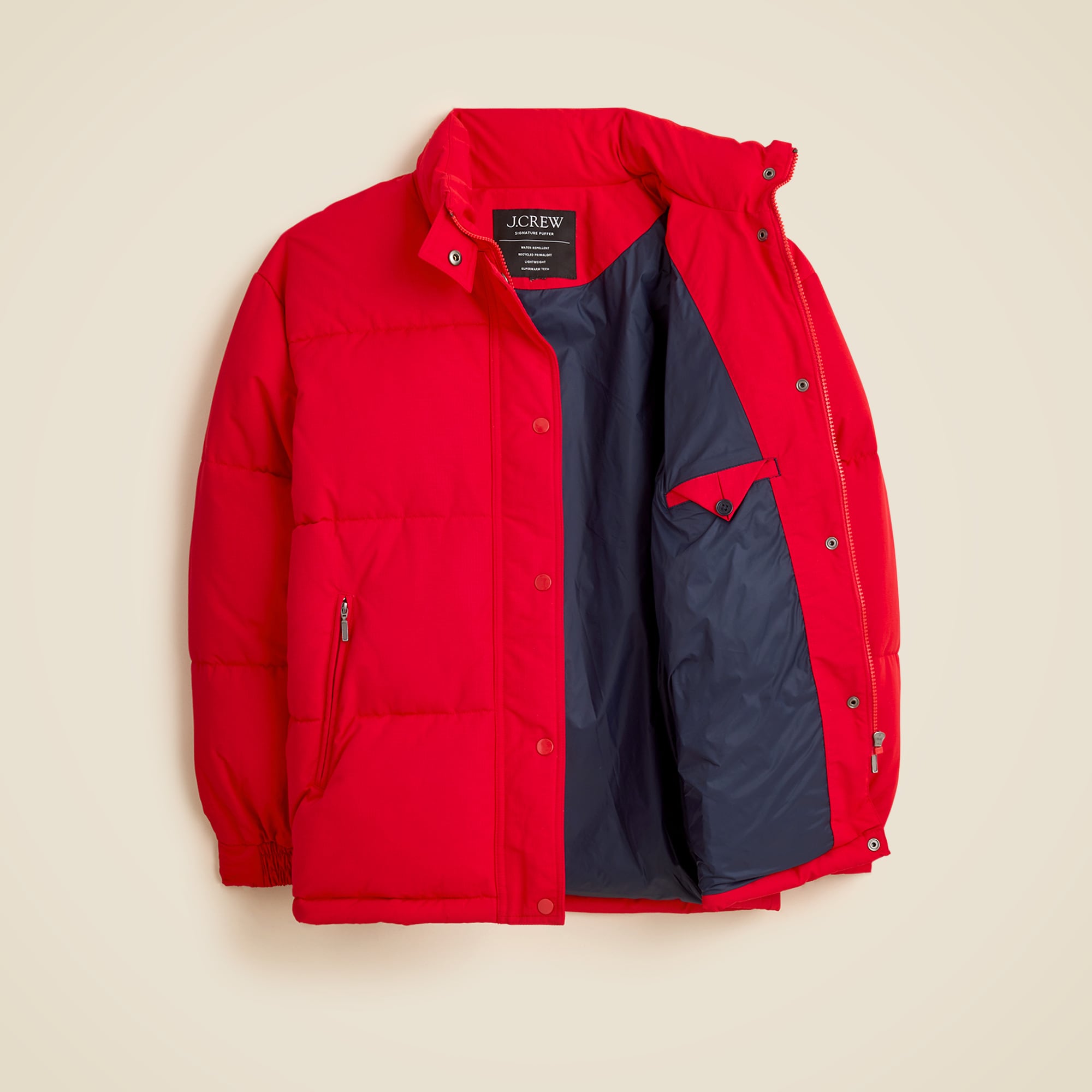 Signature Puffer Jacket With PrimaLoft® For Women | J.Crew