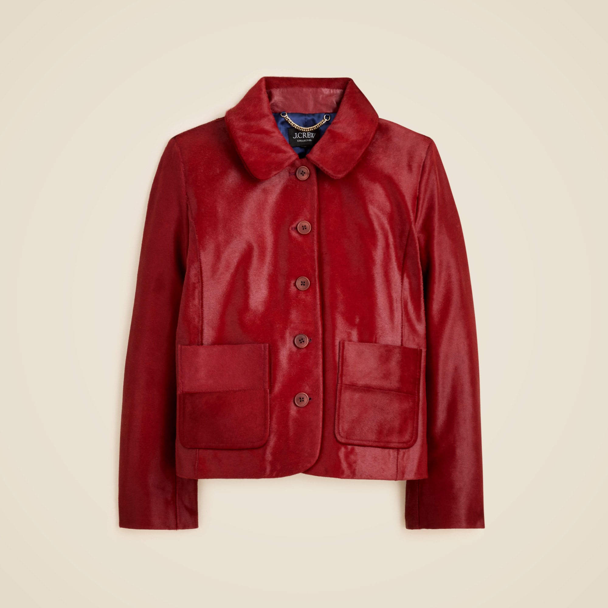 Collection lady jacket in pony hair