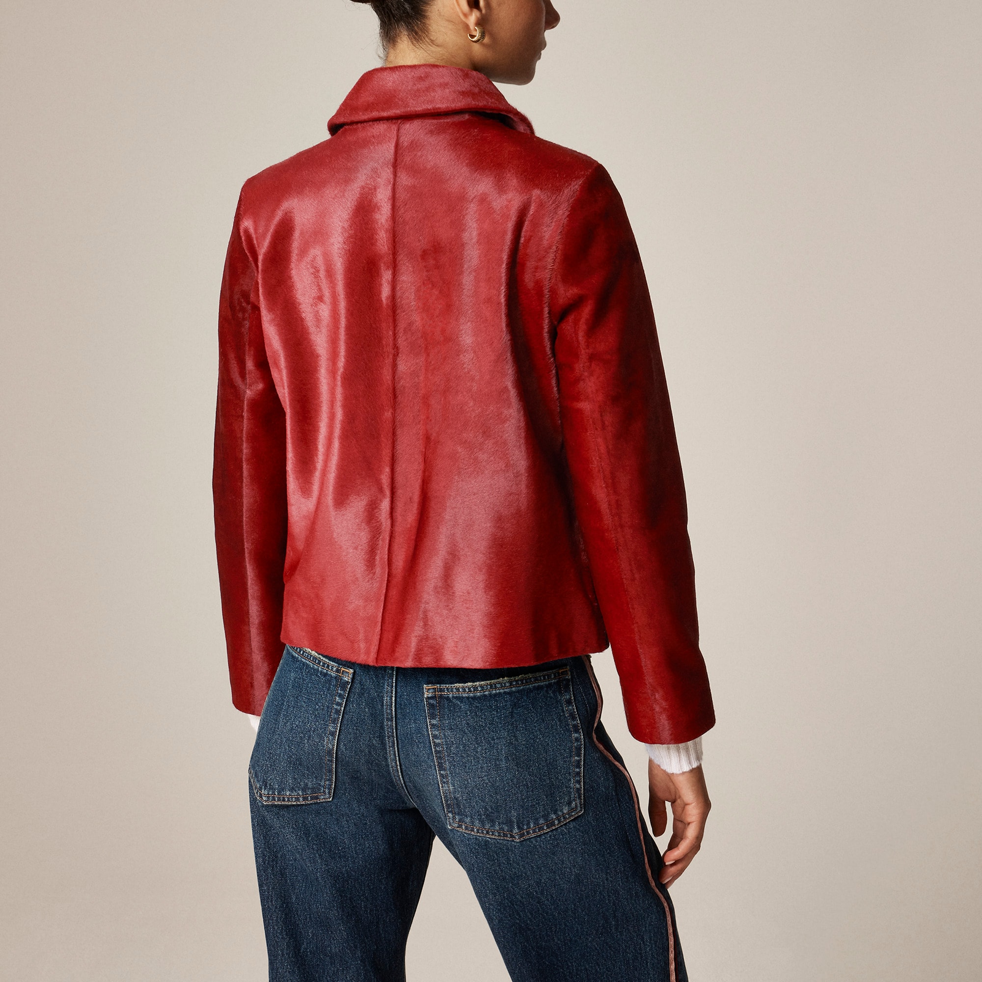 Collection lady jacket in pony hair - image 5