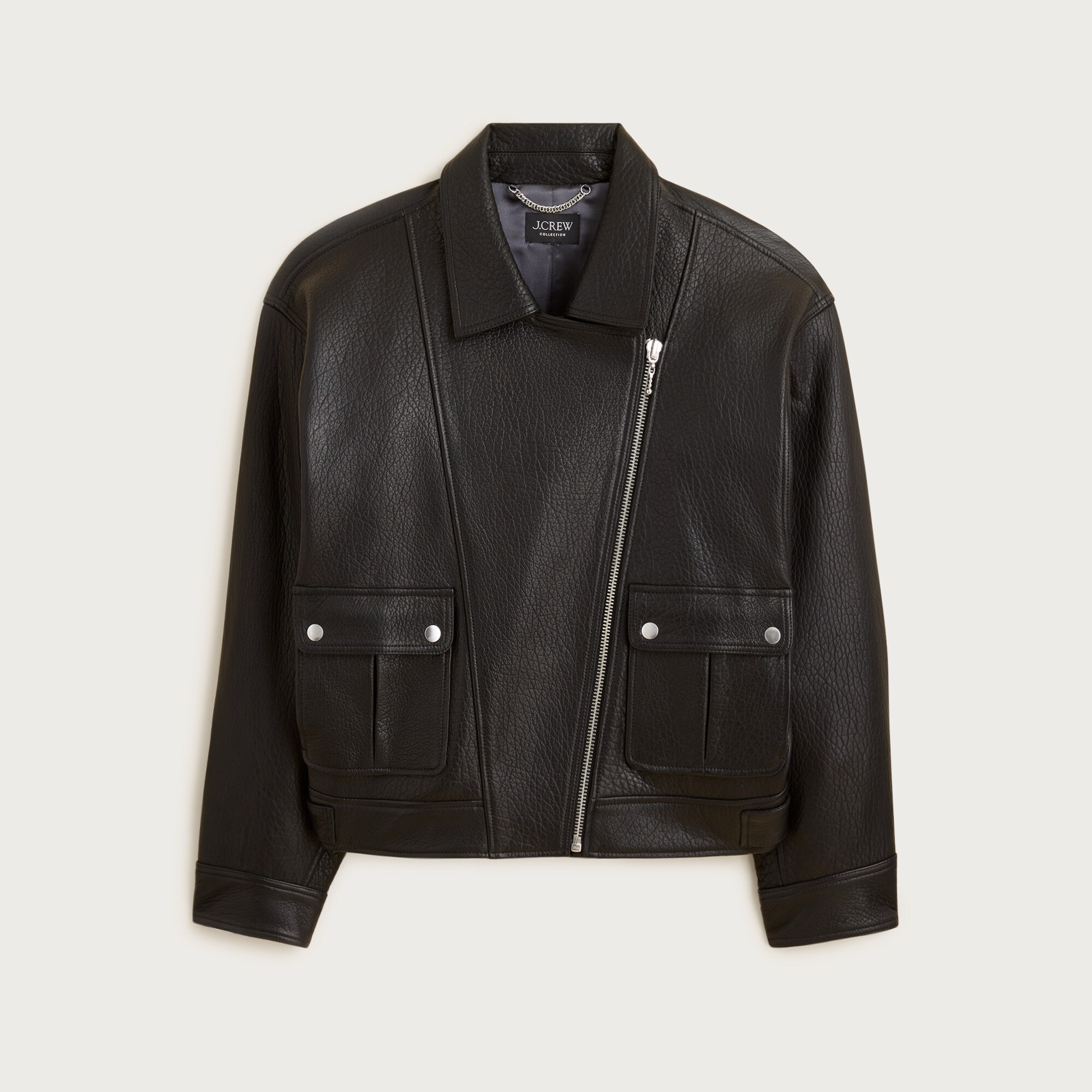 Collection Leather Motorcycle Jacket For Women | J.Crew
