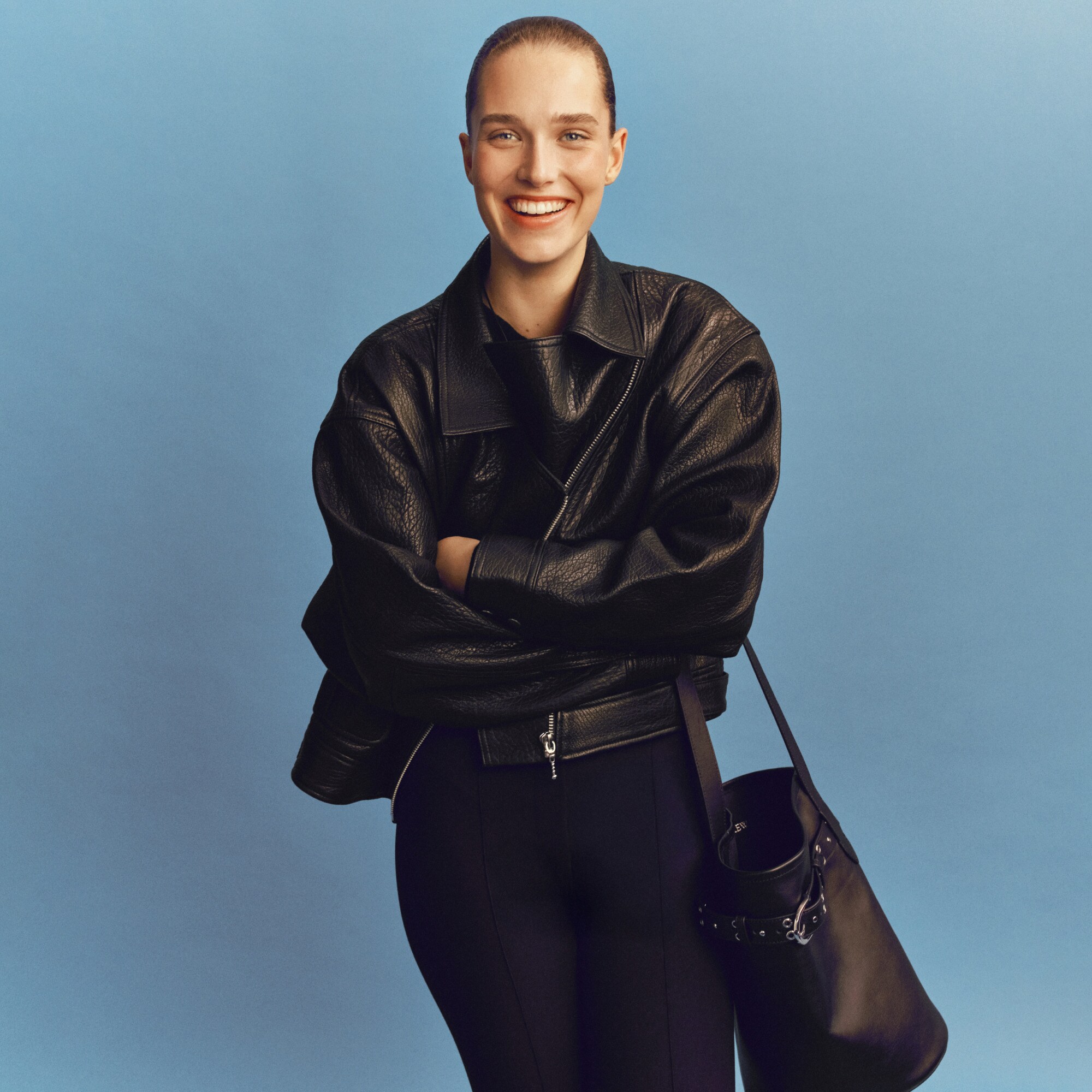 womens Collection leather motorcycle jacket