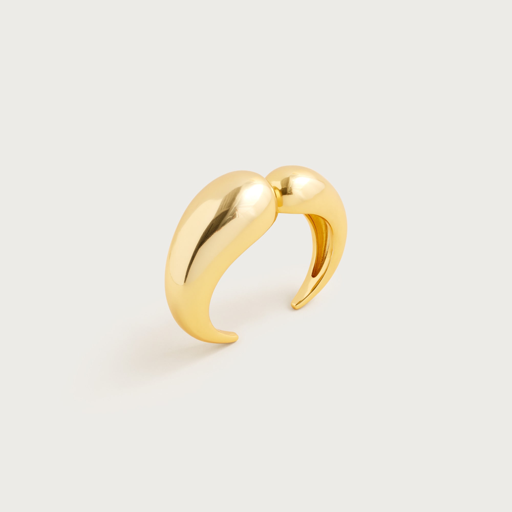 Oval Metallic Hair Clip For Women | J.Crew display picture 1