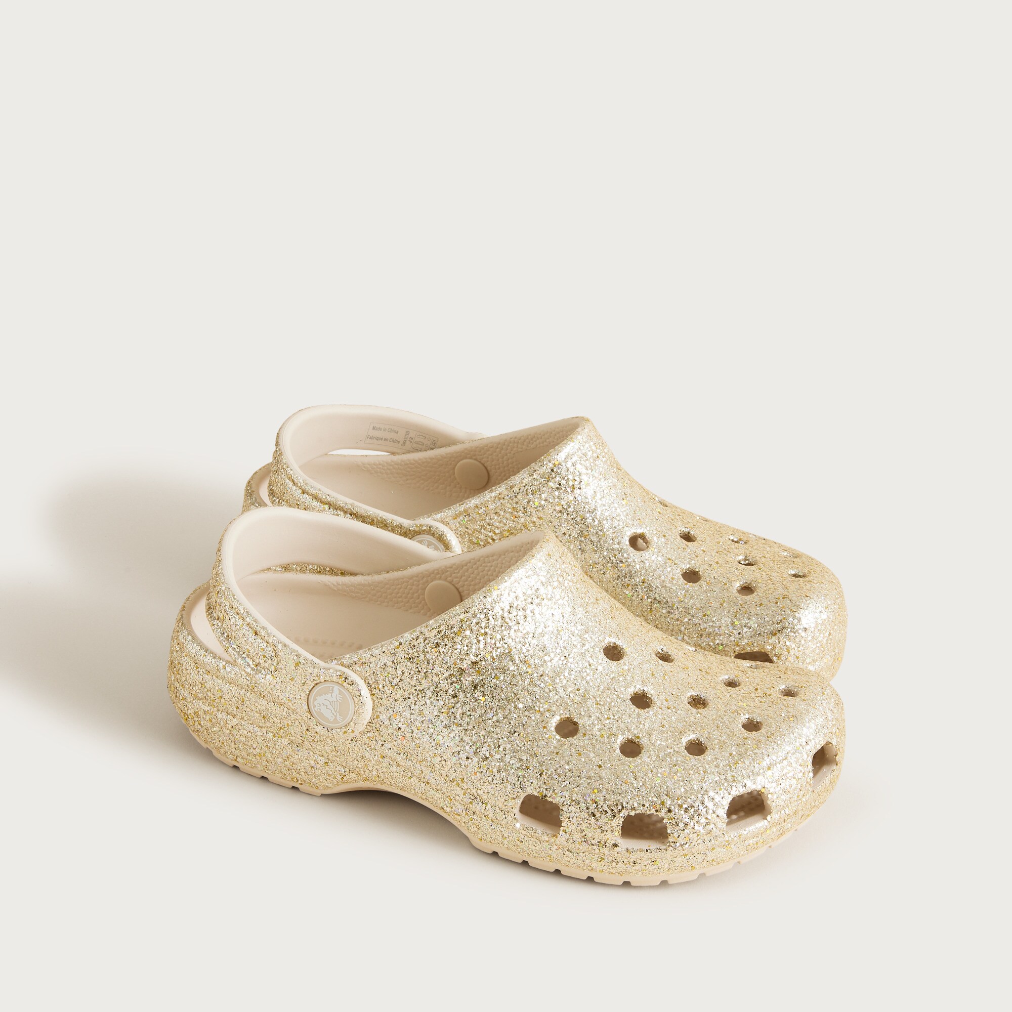 Crocs™ kids' classic chunky glitter clogs