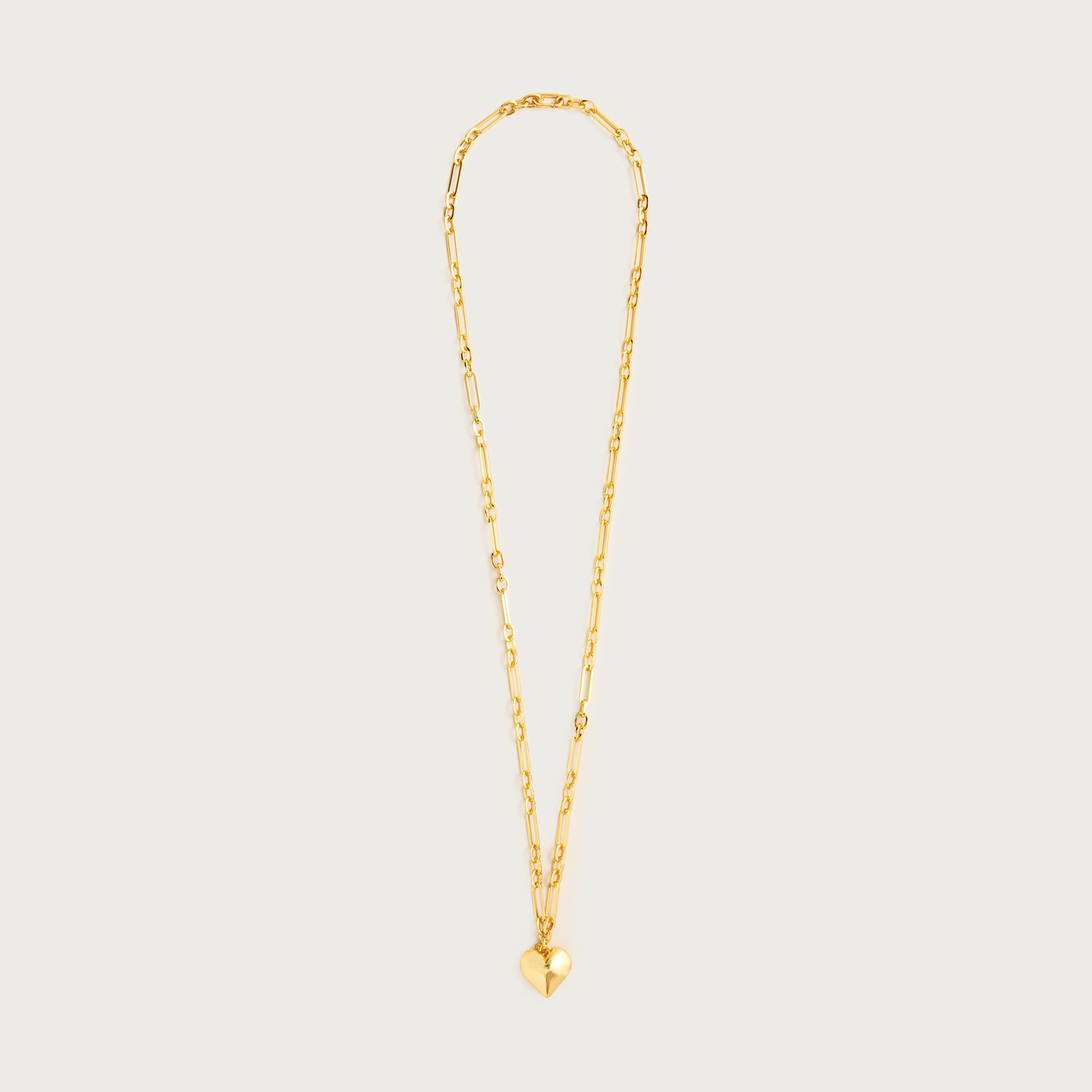 Heart pendant chain necklace