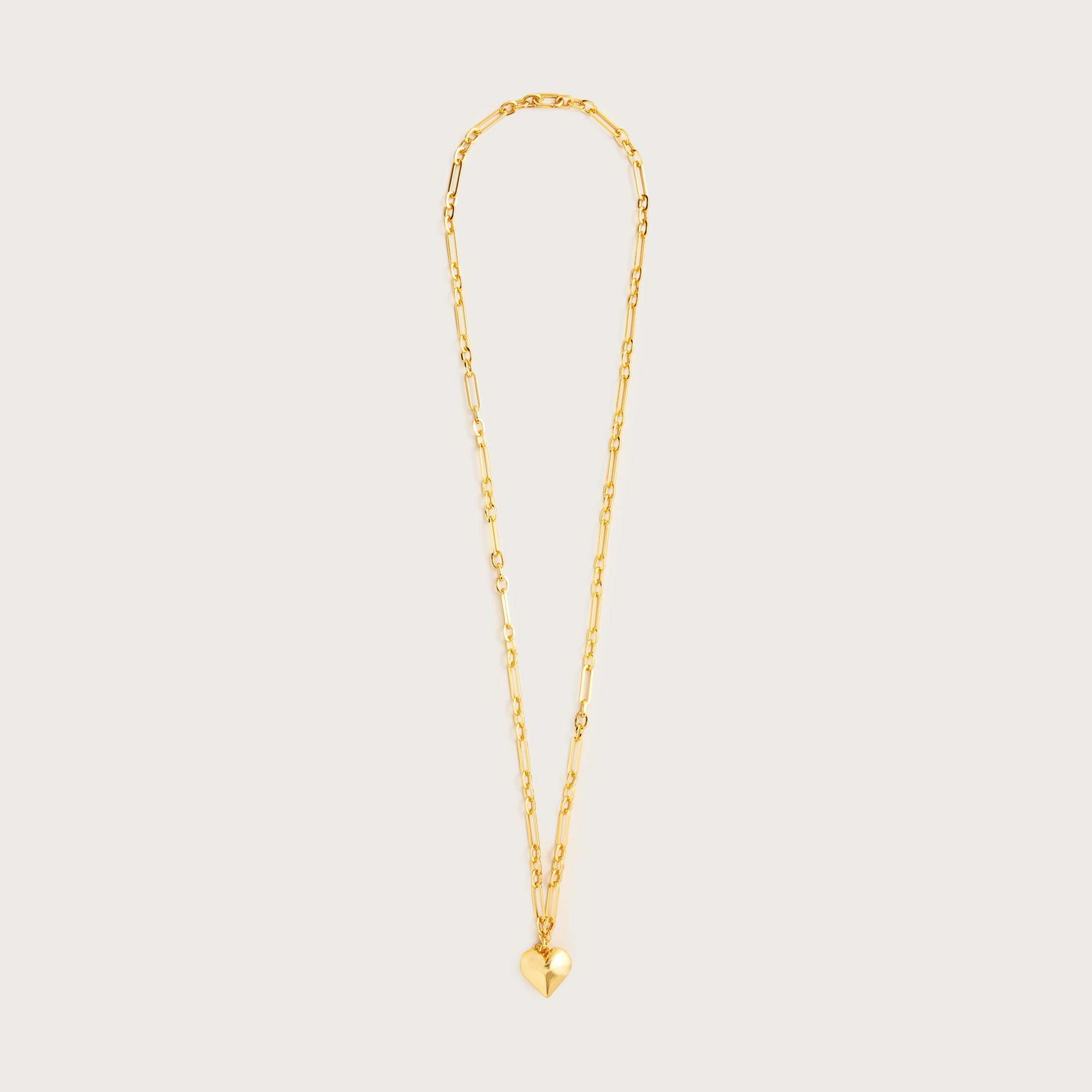 Heart pendant chain necklace