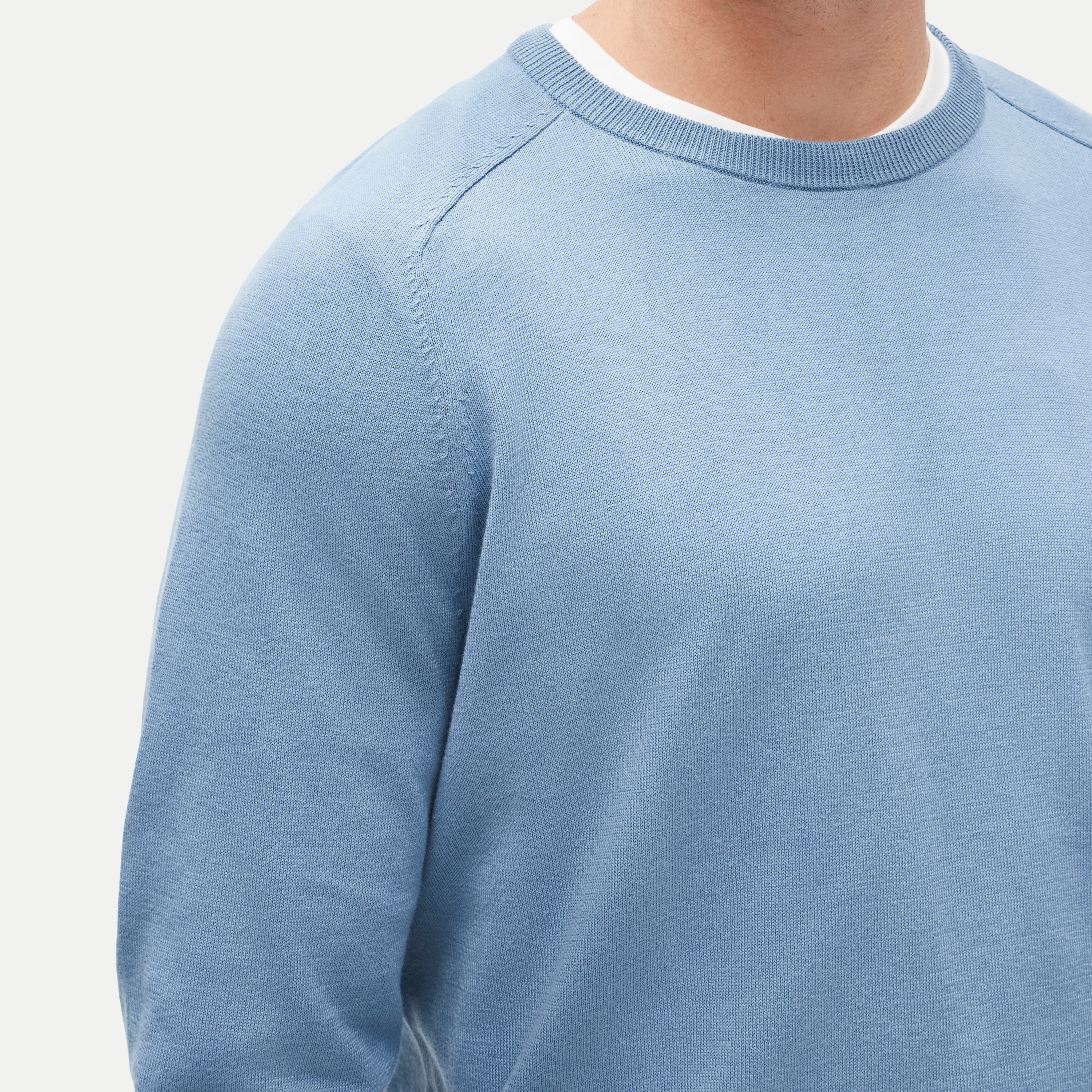 Pima cotton crewneck sweater - thumbnail 10