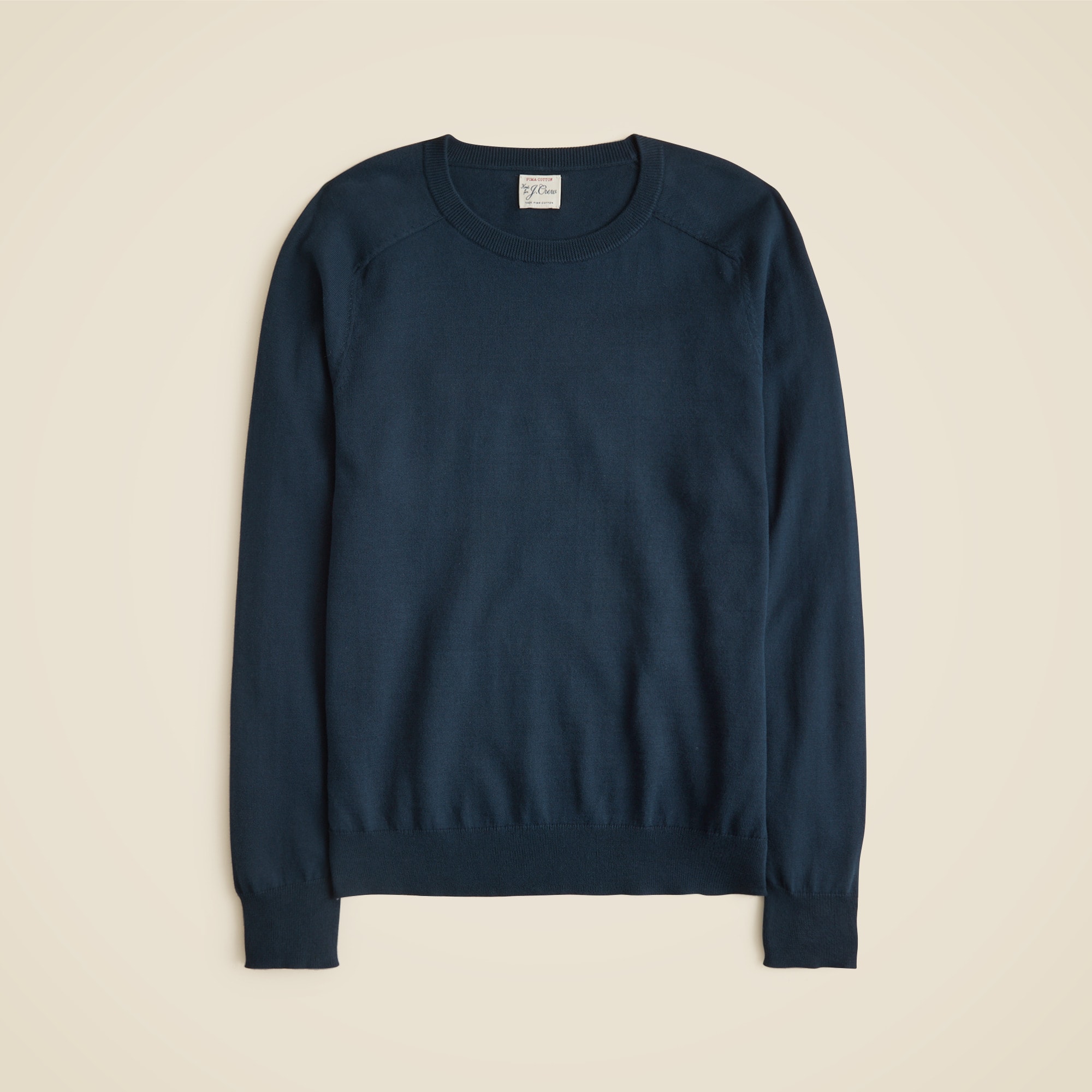 Pima cotton crewneck sweater