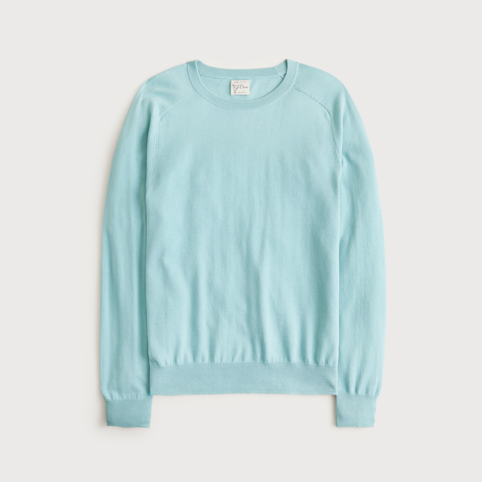 Pima cotton crewneck sweater
