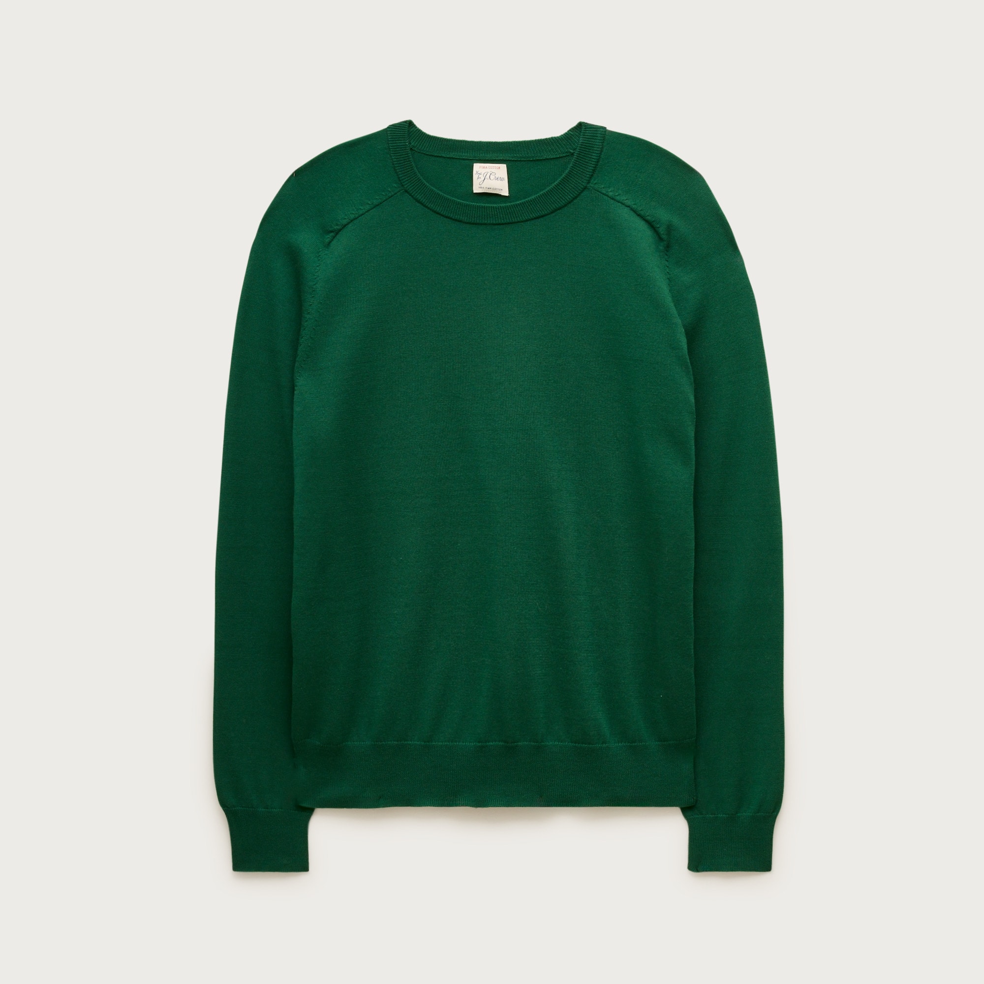 Pima cotton crewneck sweater