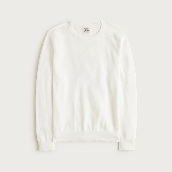 Pima cotton crewneck sweater