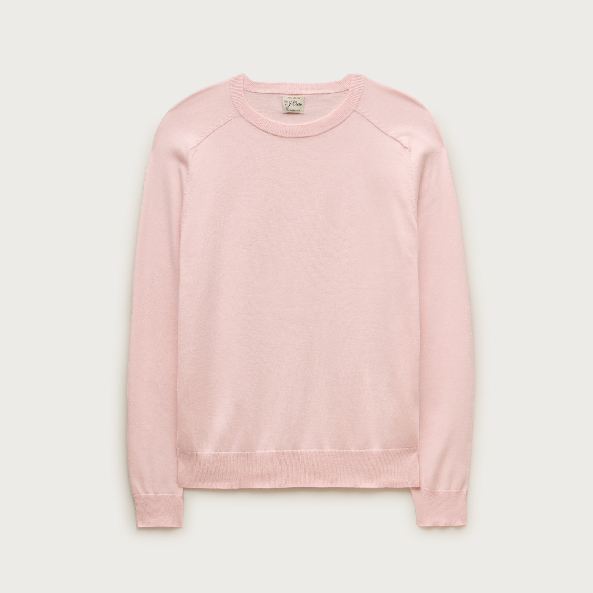 Pima cotton crewneck sweater