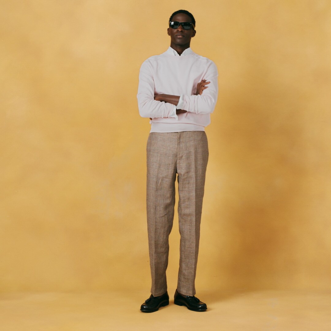 Pima cotton crewneck sweater