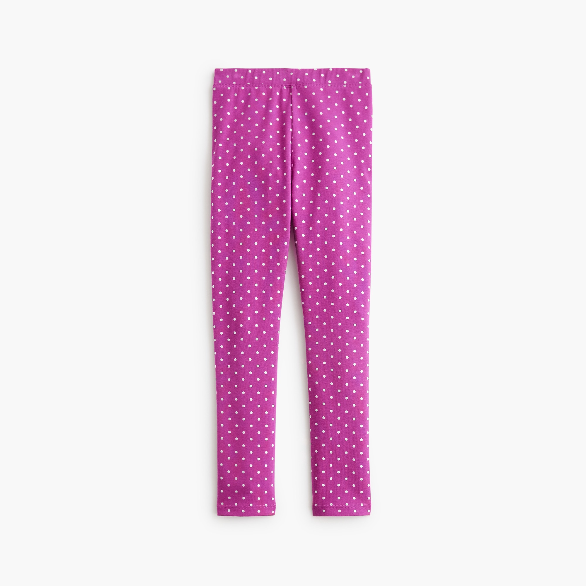  Girls foil-dot leggings