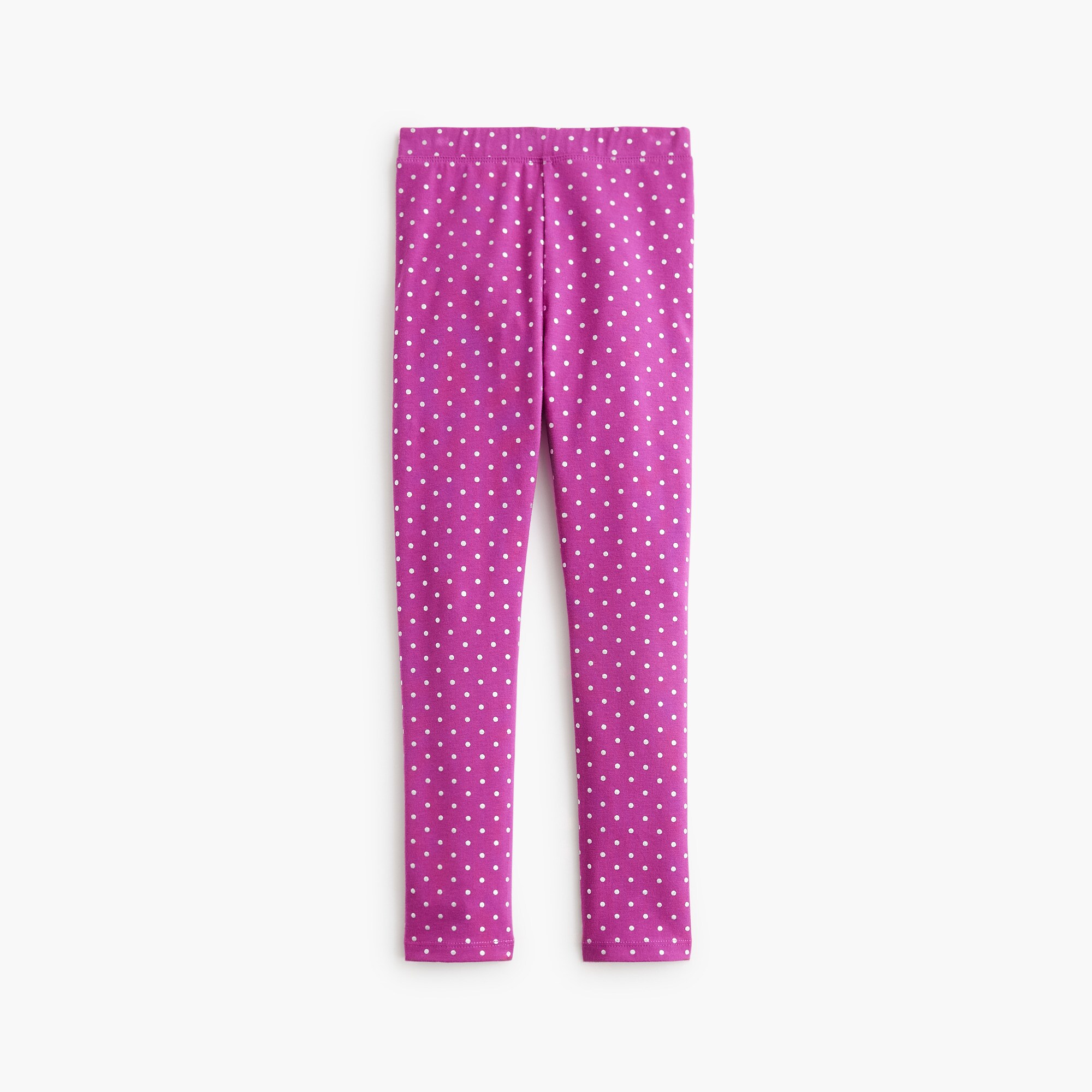 girls foil-dot leggings for girls