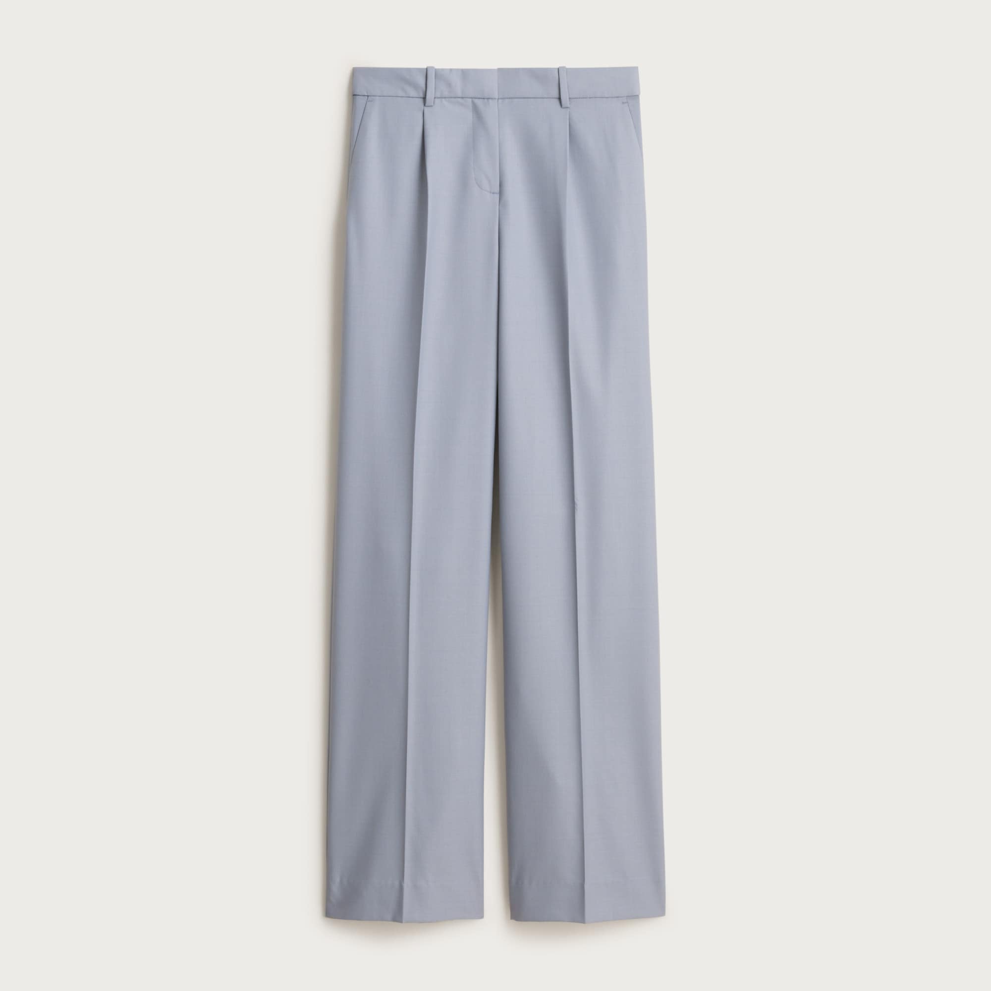  Tall relaxed-fit pleated pant in wool blend