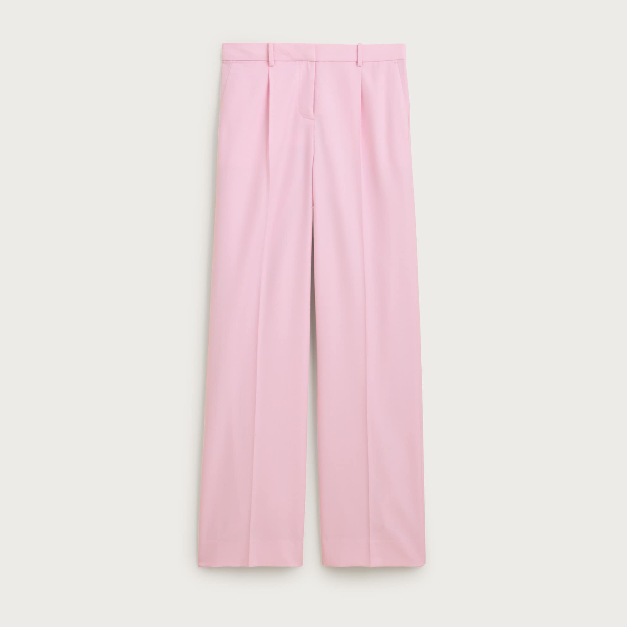 Relaxed-fit pleated pant in wool blend
