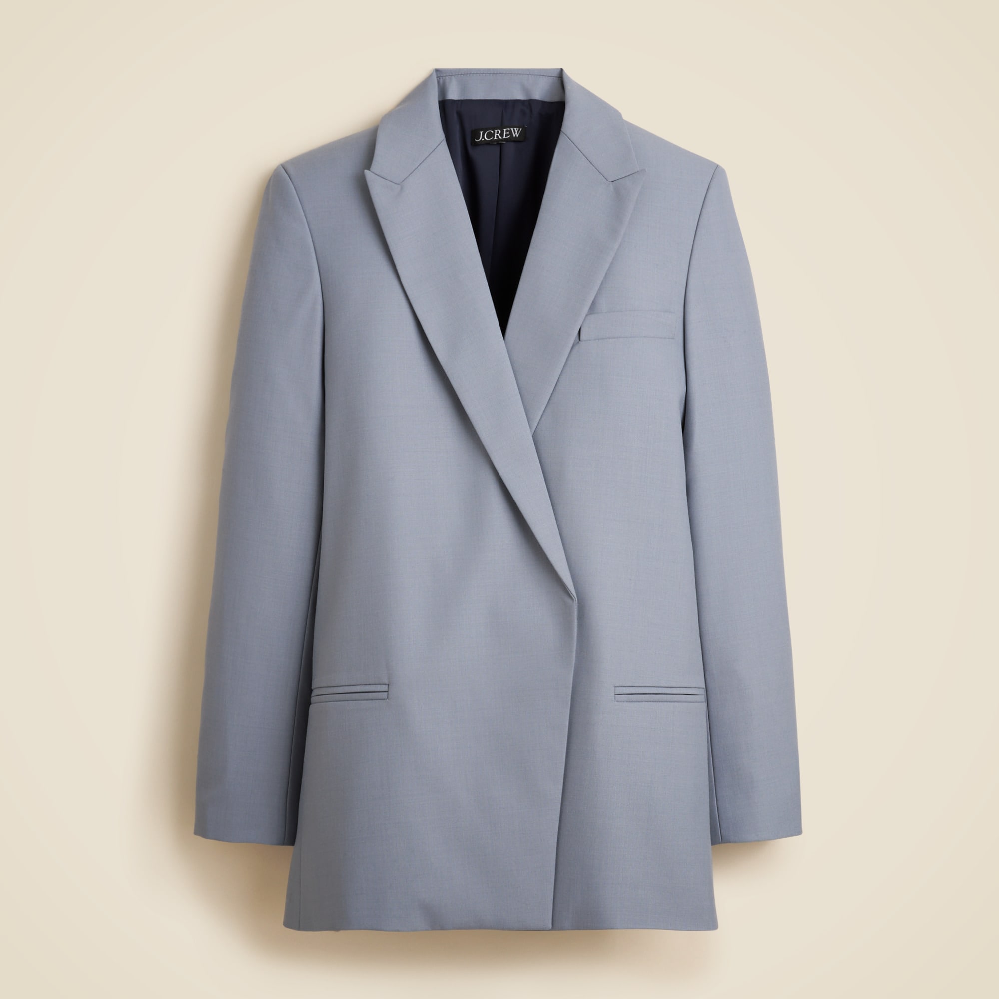 Oversized blazer in wool blend