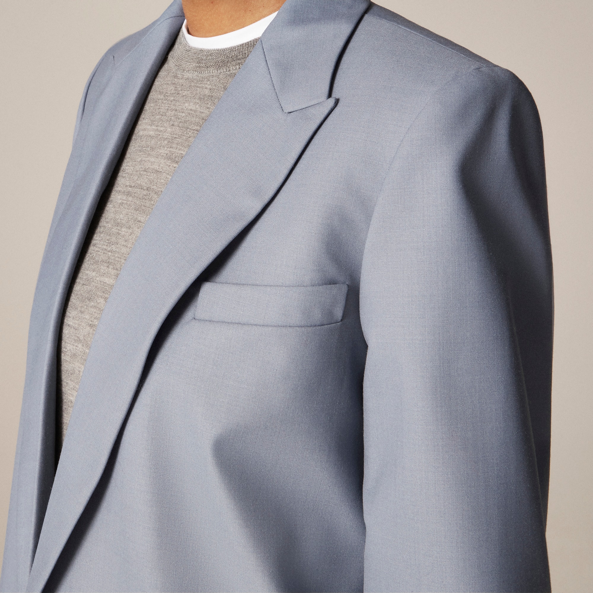 Oversized blazer in wool blend - image 4