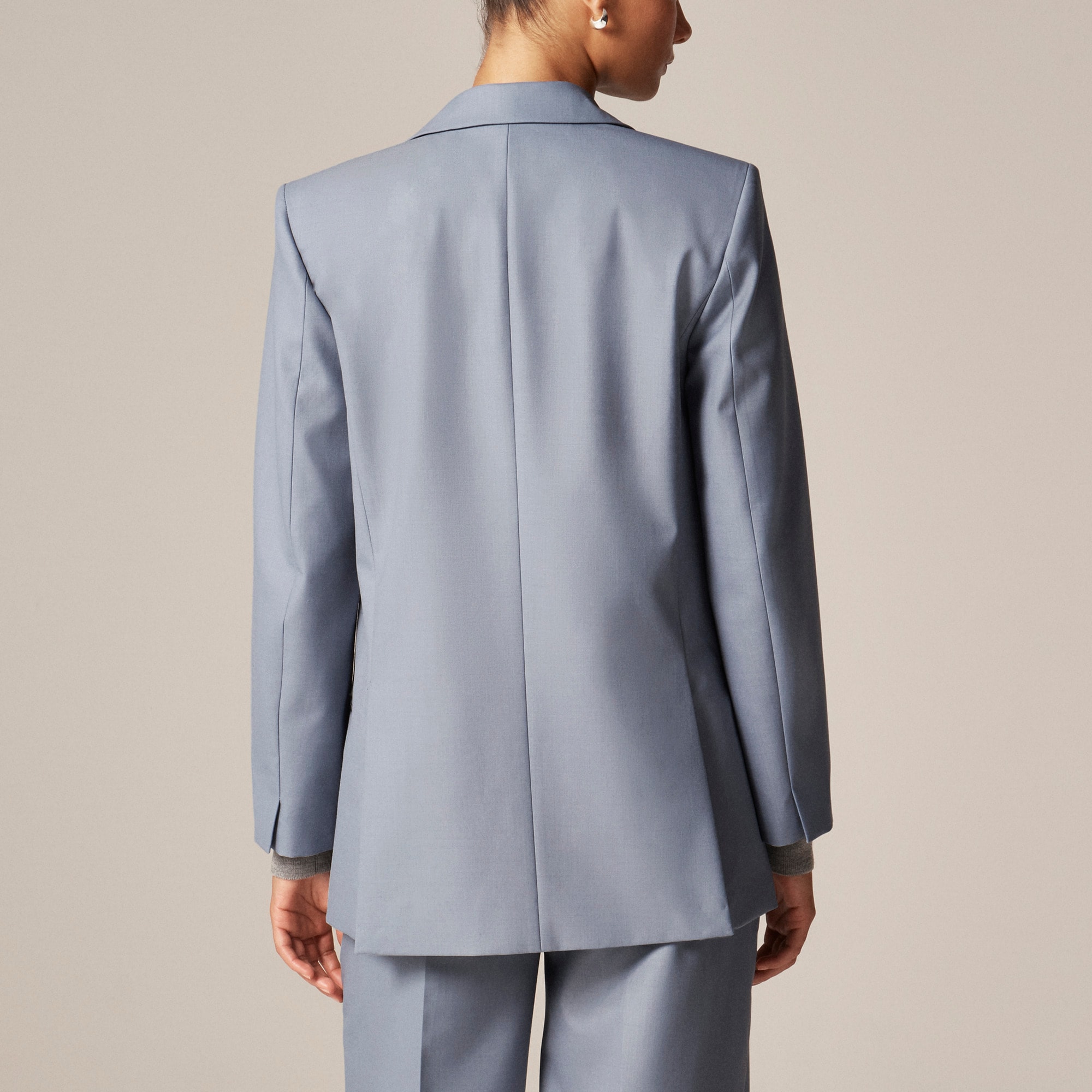 Oversized blazer in wool blend - image 5