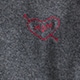 Embroidered cashmere shrunken crewneck sweater HTHR CHARCOAL j.crew: embroidered cashmere shrunken crewneck sweater for women