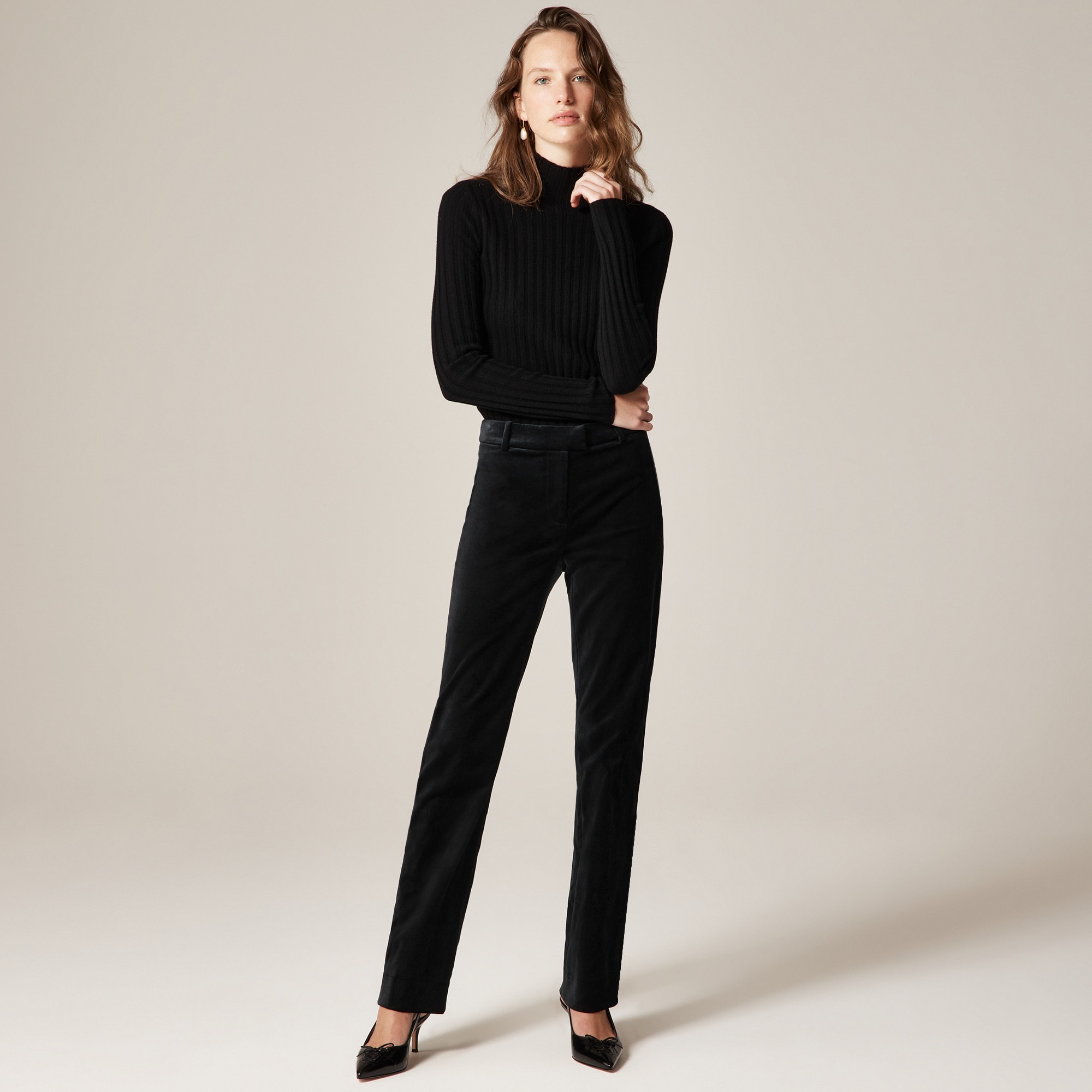Stella pant in velvet
