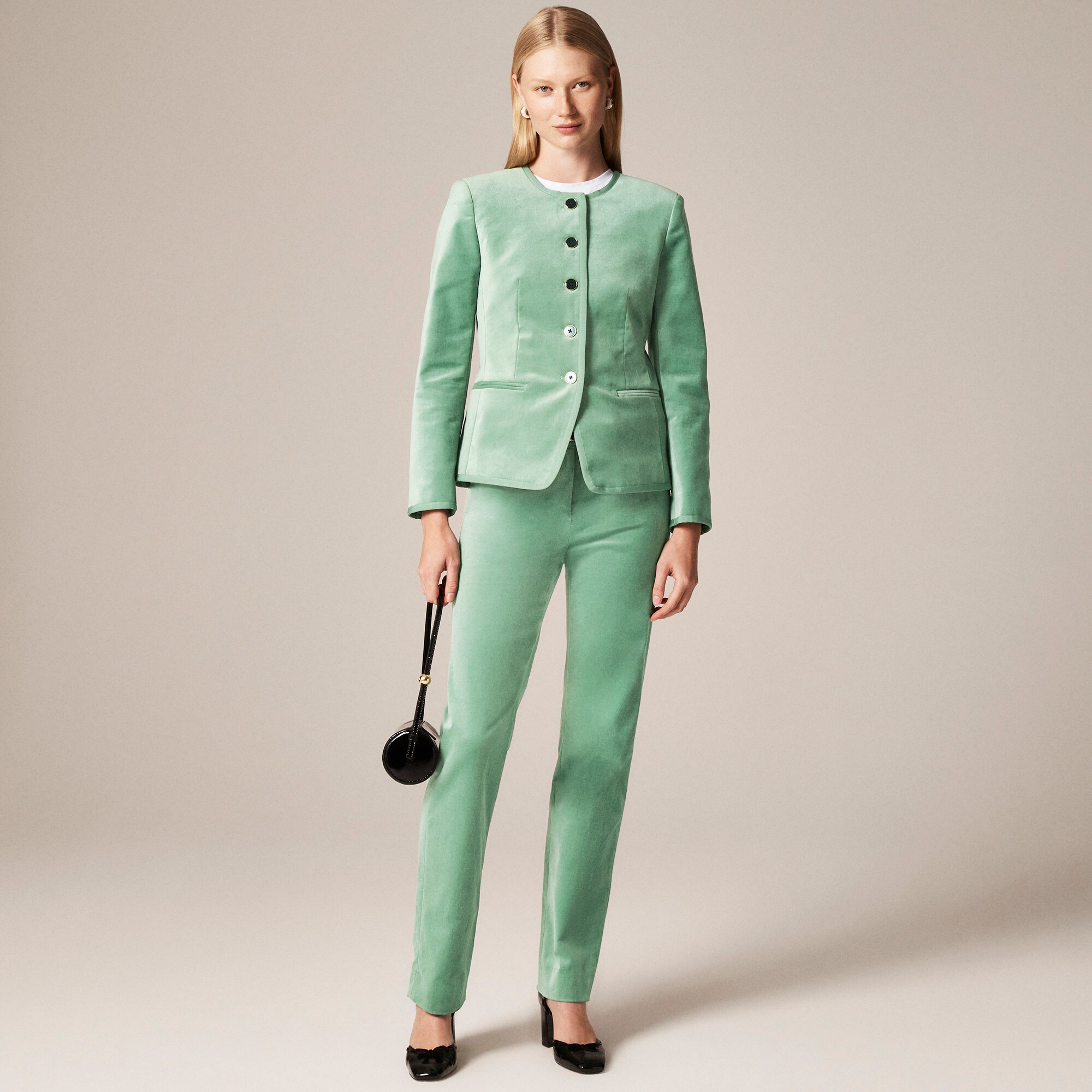 Stella pant in velvet