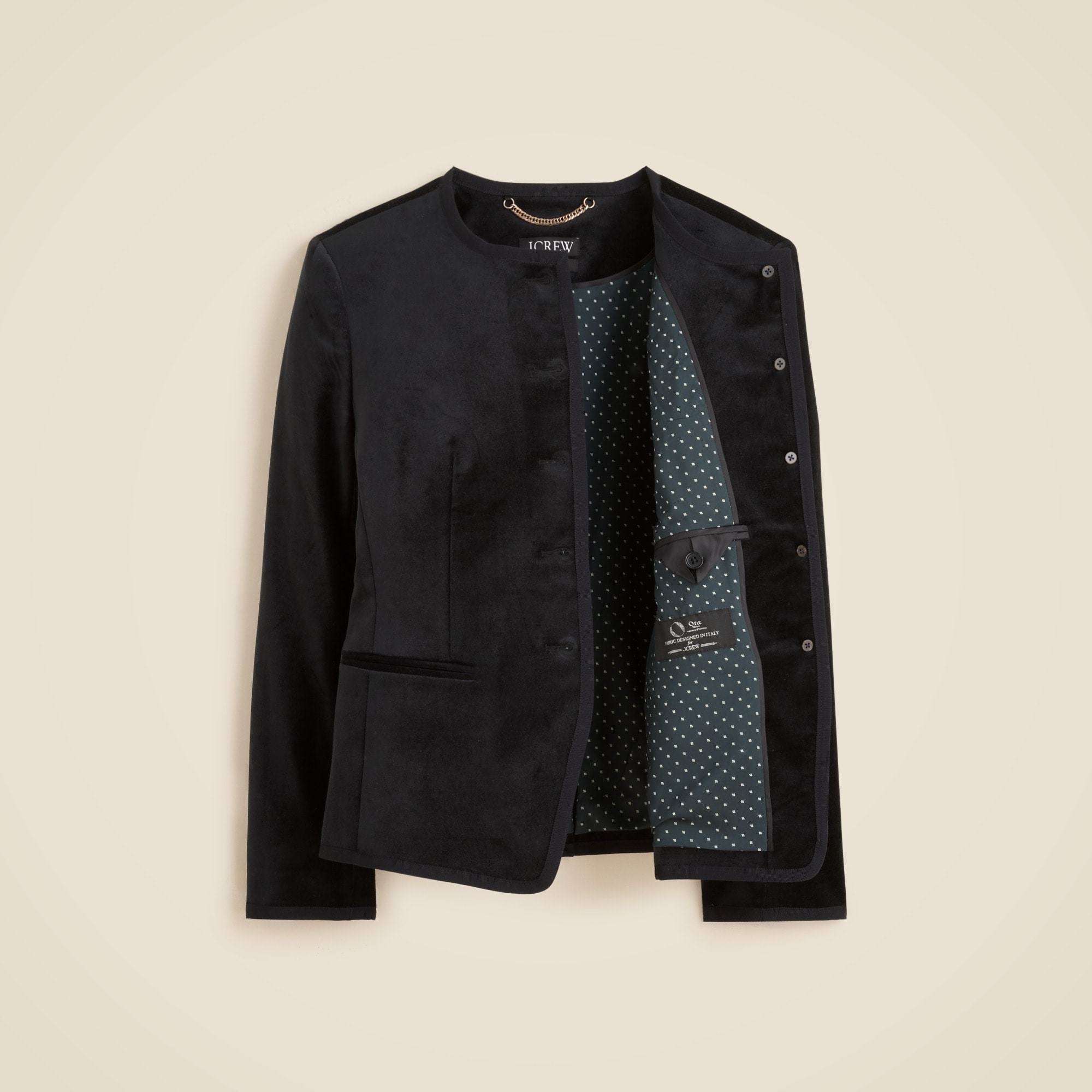 Cora lady jacket in velvet